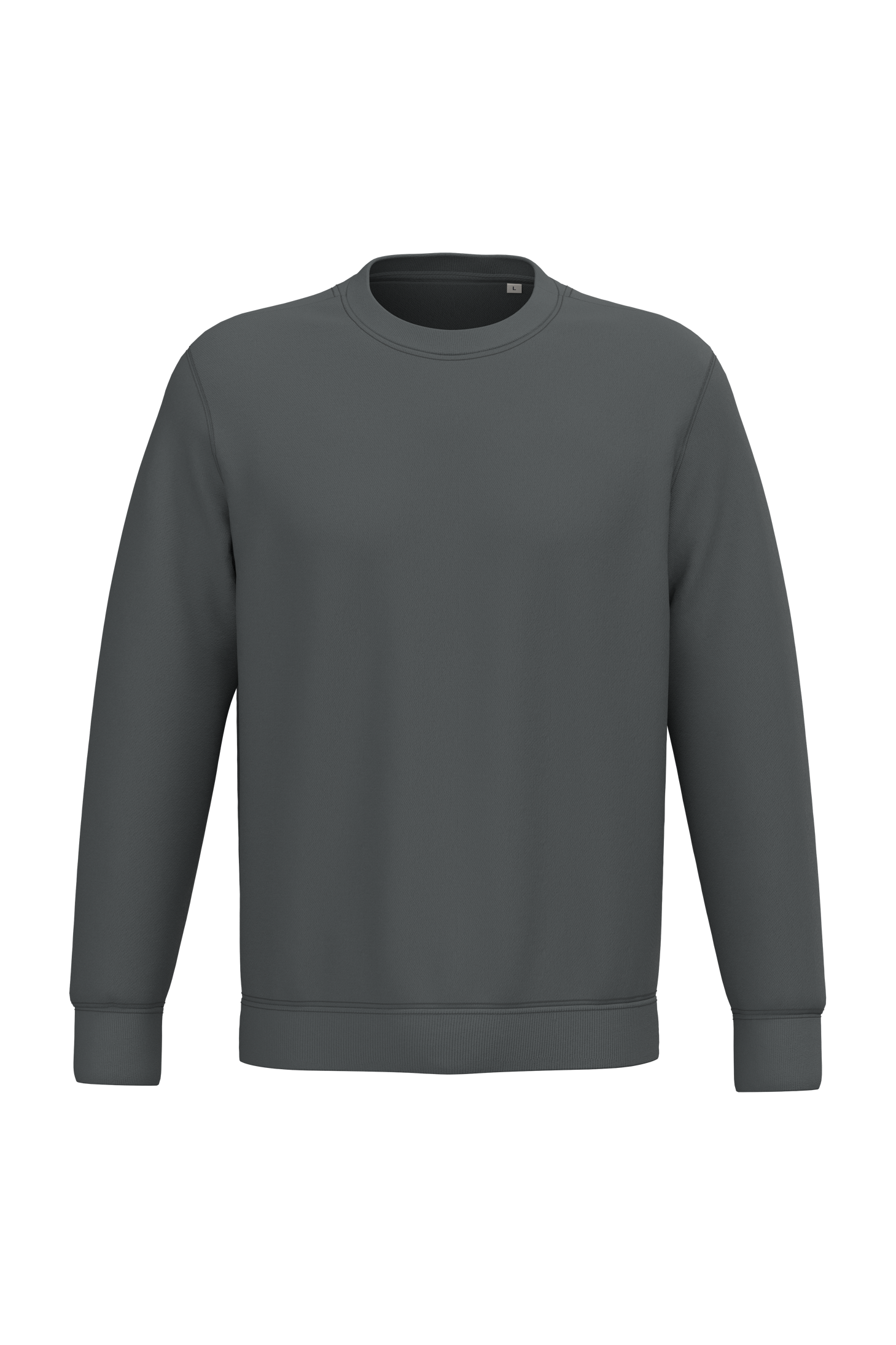 Native Spirit Ecologische uniseks sweater met ronde hals — Iron Grey