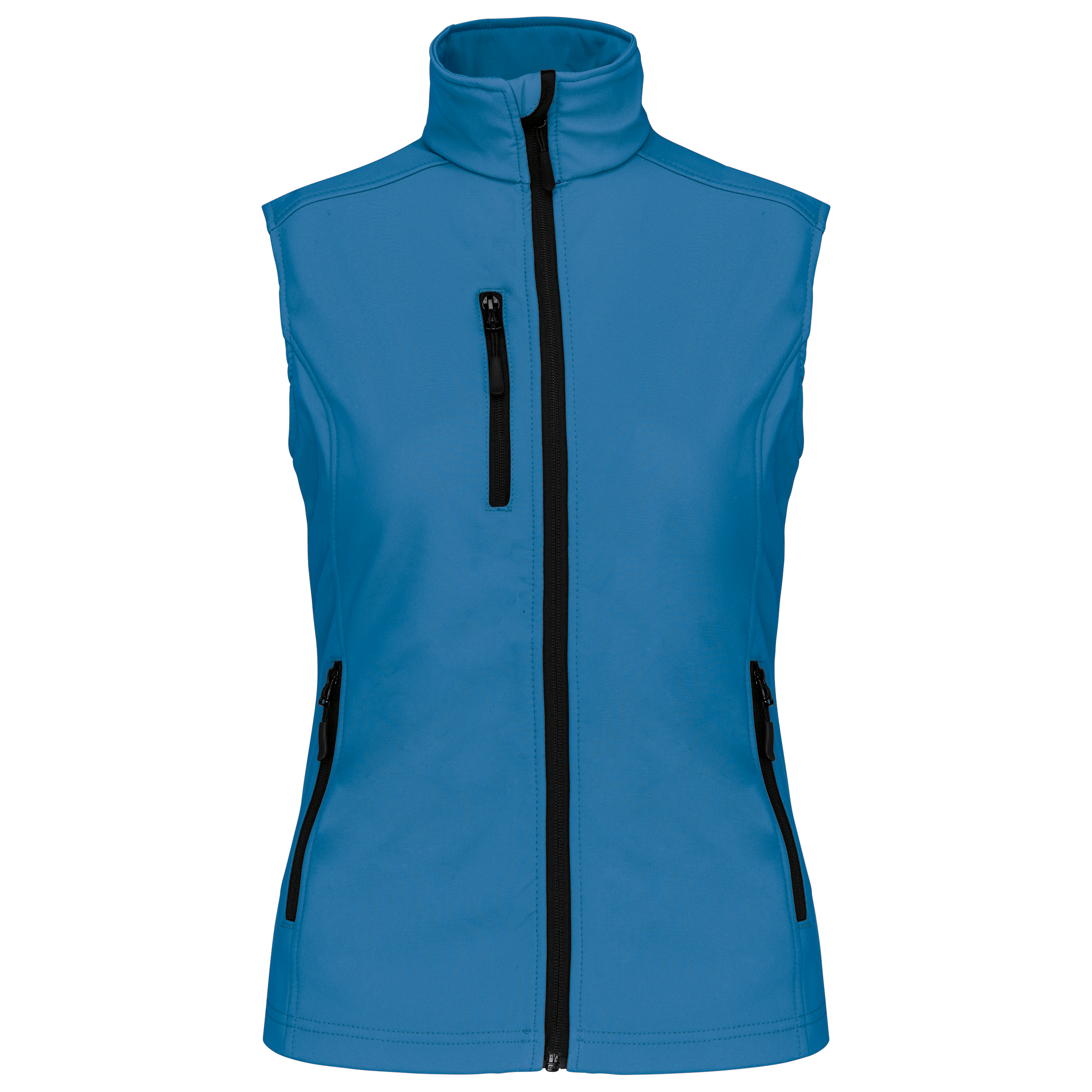 Kariban Dames softshell bodywarmer — Aqua Blue