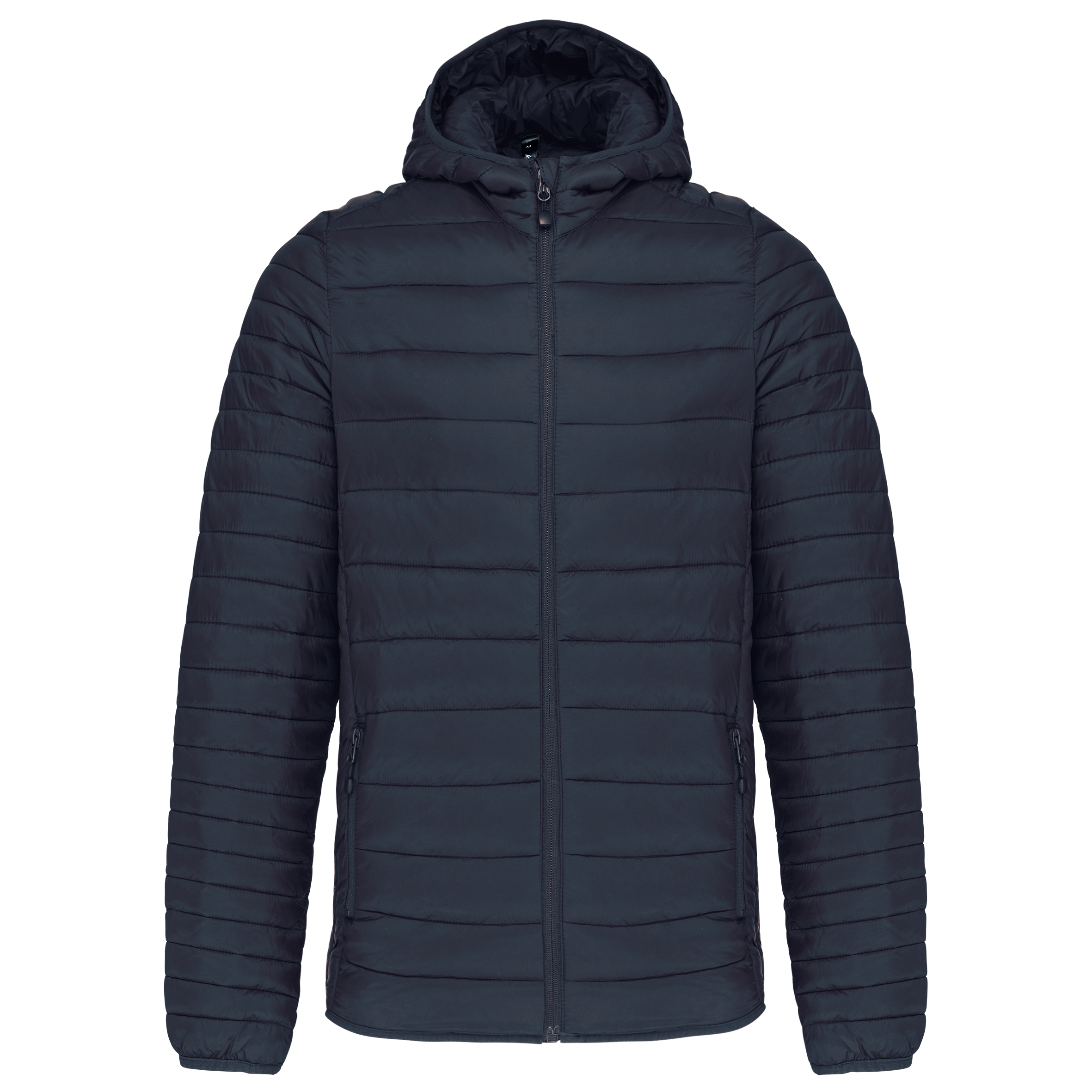 Kariban Men's lightweight hooded padded jacket — Navy