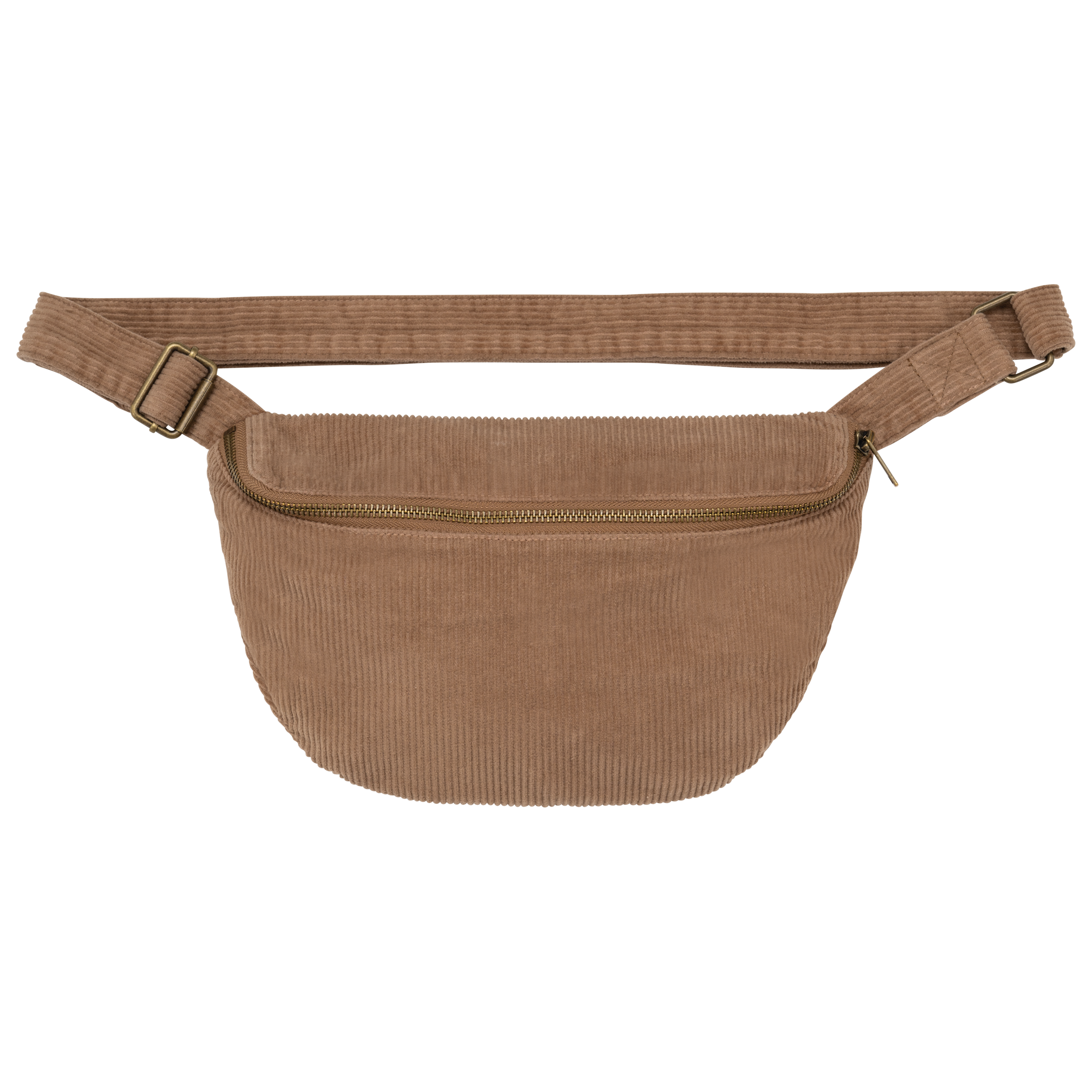 Native Spirit Ecologisch verwassen heuptasje van ribfluweel — Washed Dark Camel