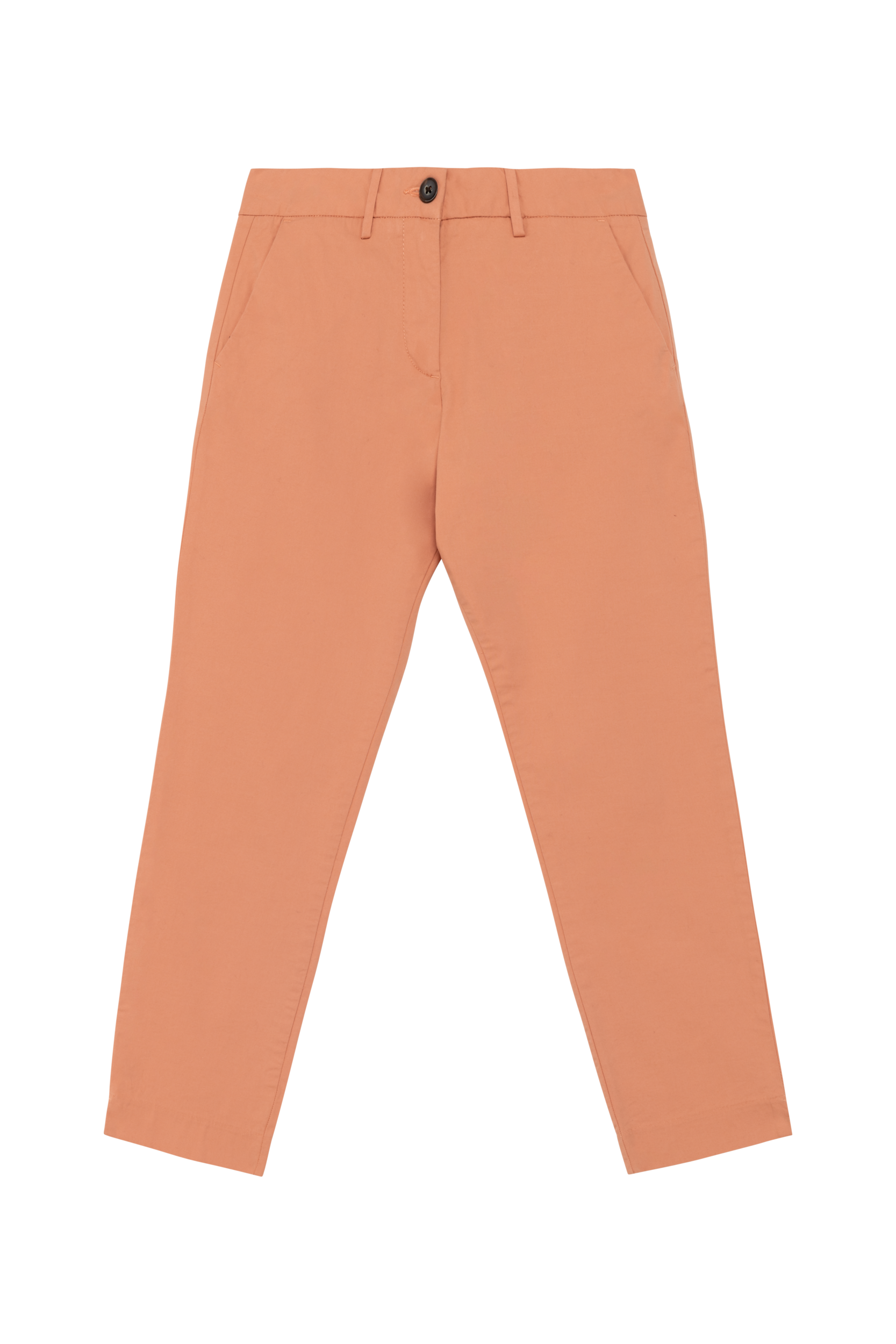 Native Spirit Ecologische enkellange chinobroek dames — Peach