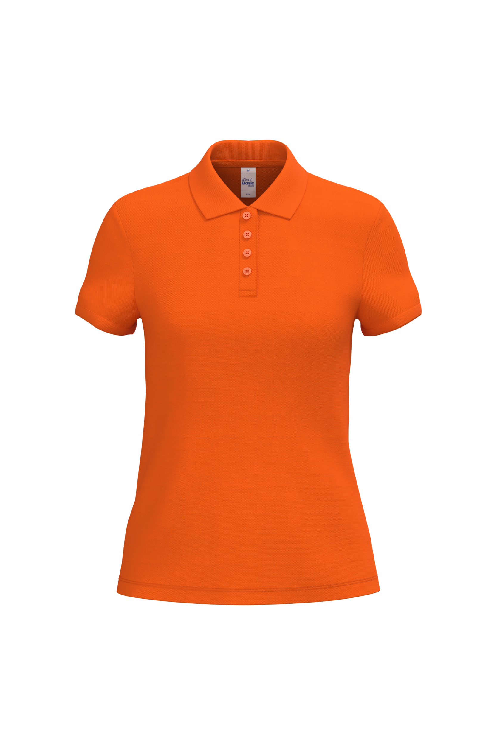 iDeal Basic Brand Dames piquépolo — Ideal Orange