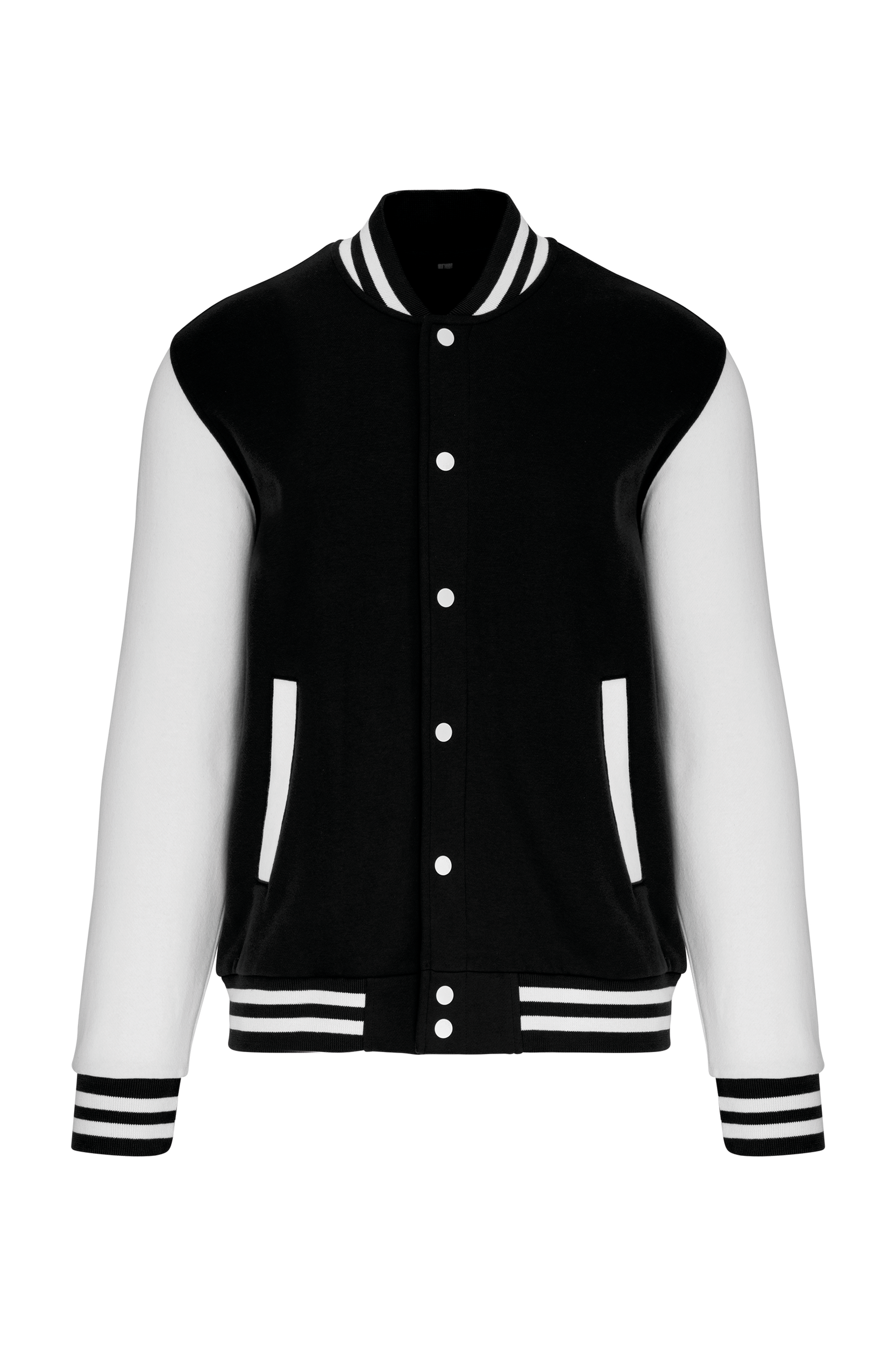 Kariban College jacket unisex — Black / White