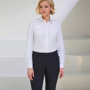 BROOK TAVERNER Dames pilotenblouse met lange mouwen