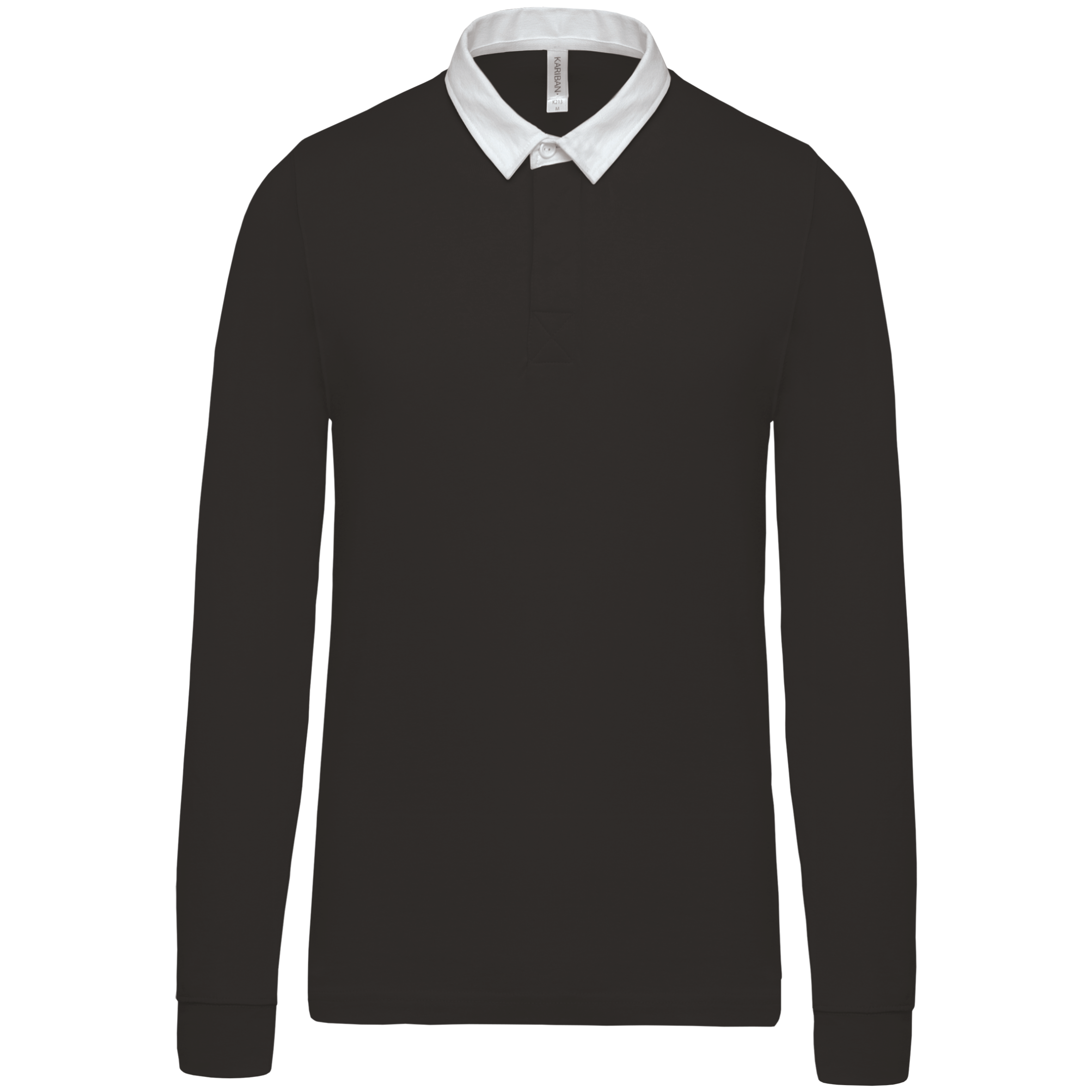 Kariban Rugbypolo — Black / White