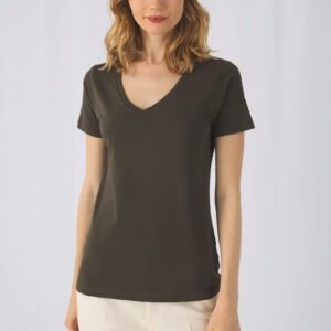 B&C Organic Cotton Inspire V-neck T-shirt / Woman