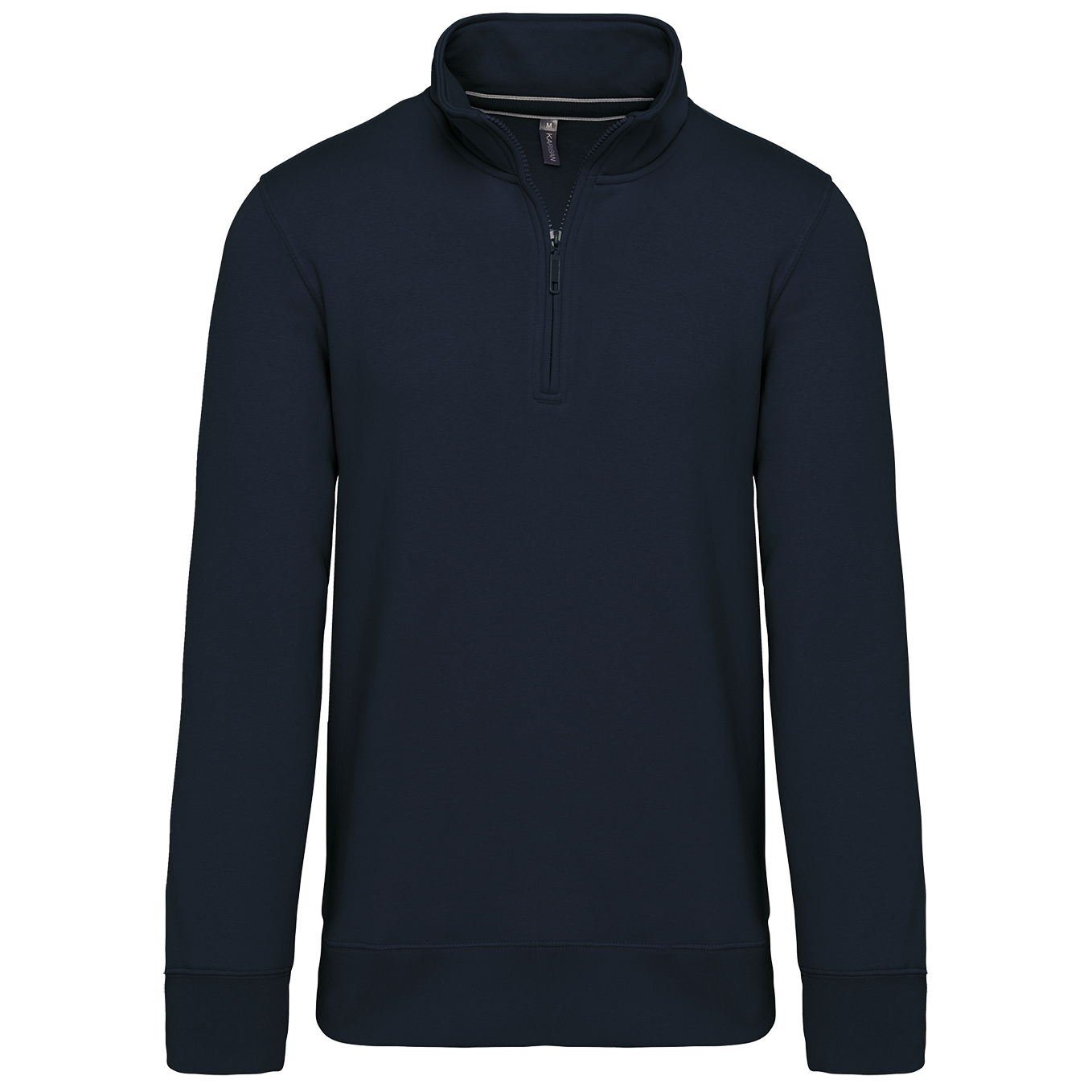 Kariban Sweater met ritskraag — Navy