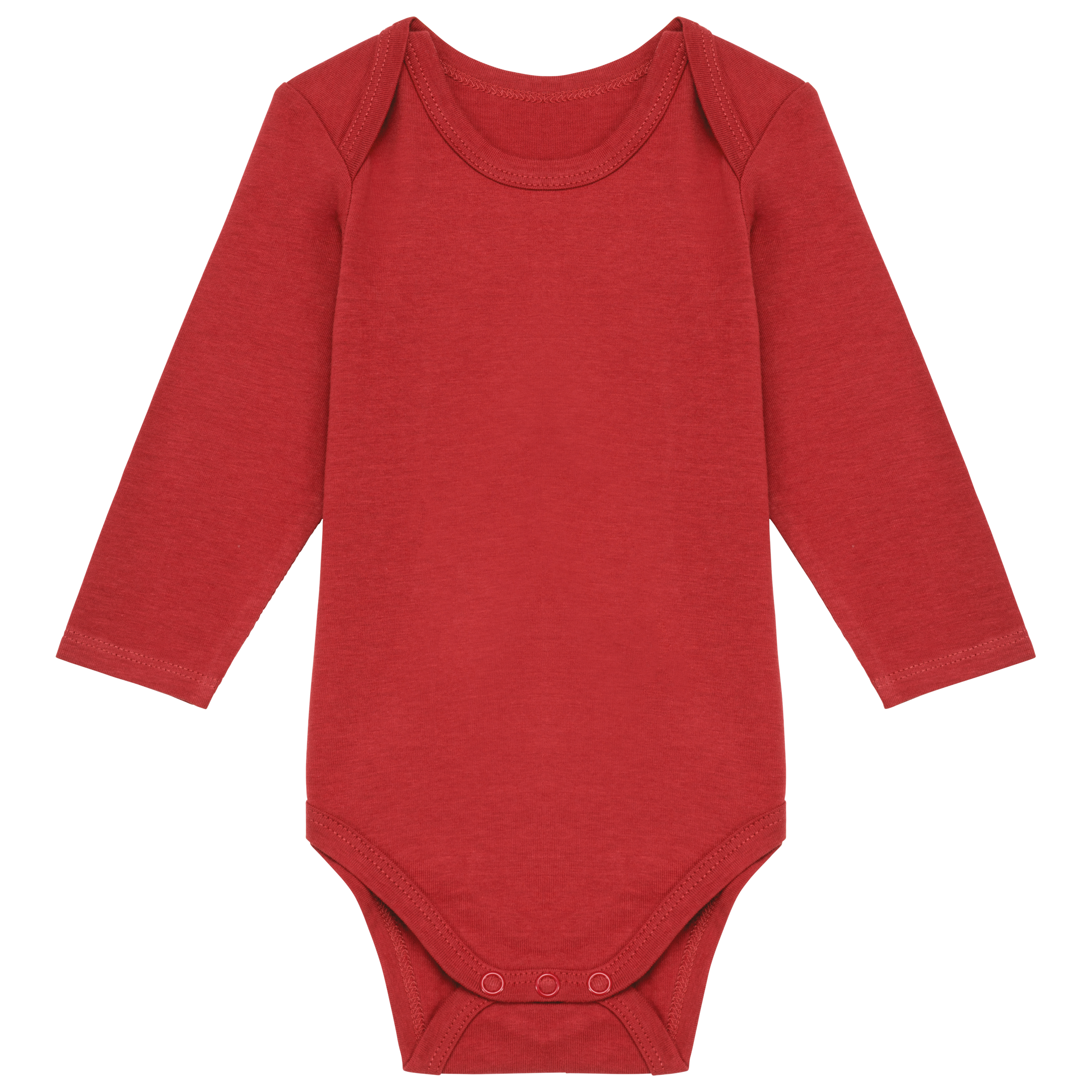 Kariban Baby body van biologisch katoen — Terracotta Red
