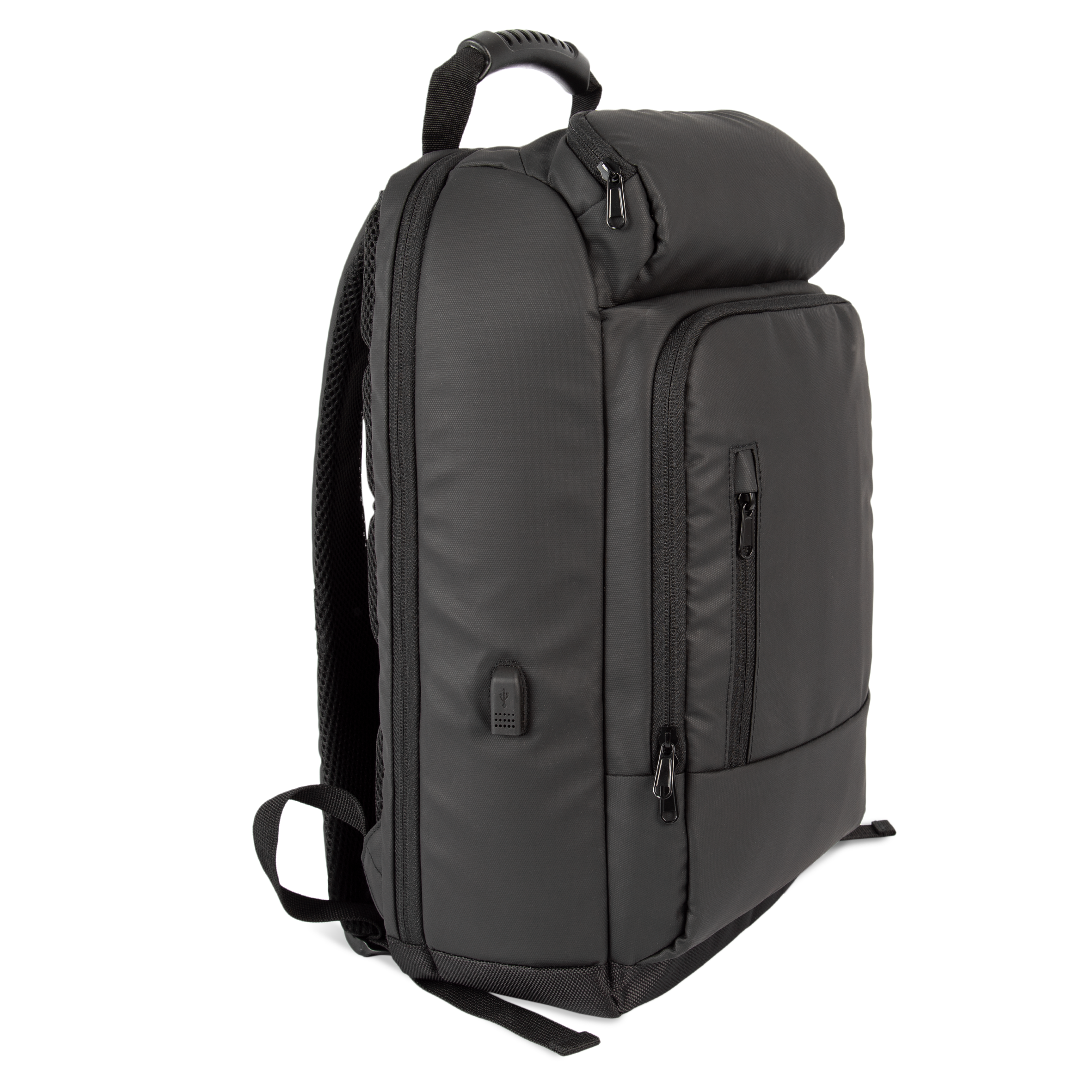 Kimood Businessrugzak met laptopvak — Black