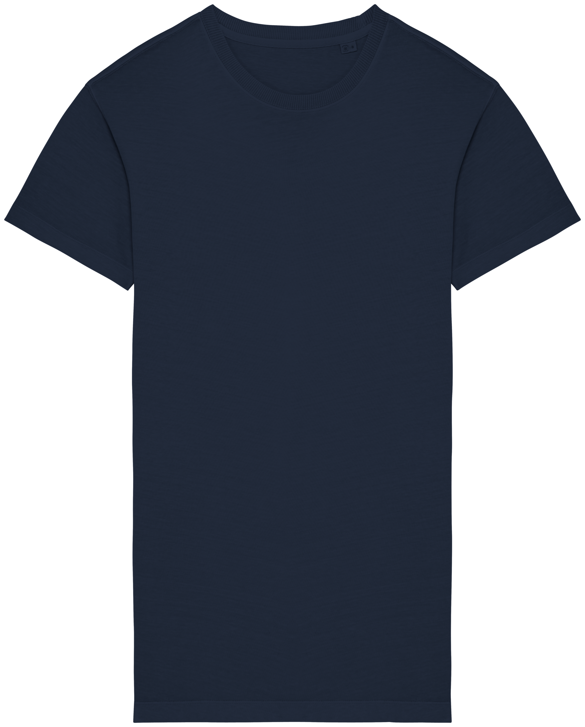 Native Spirit Ecologische verwassen T-shirtjurk — Washed Navy Blue