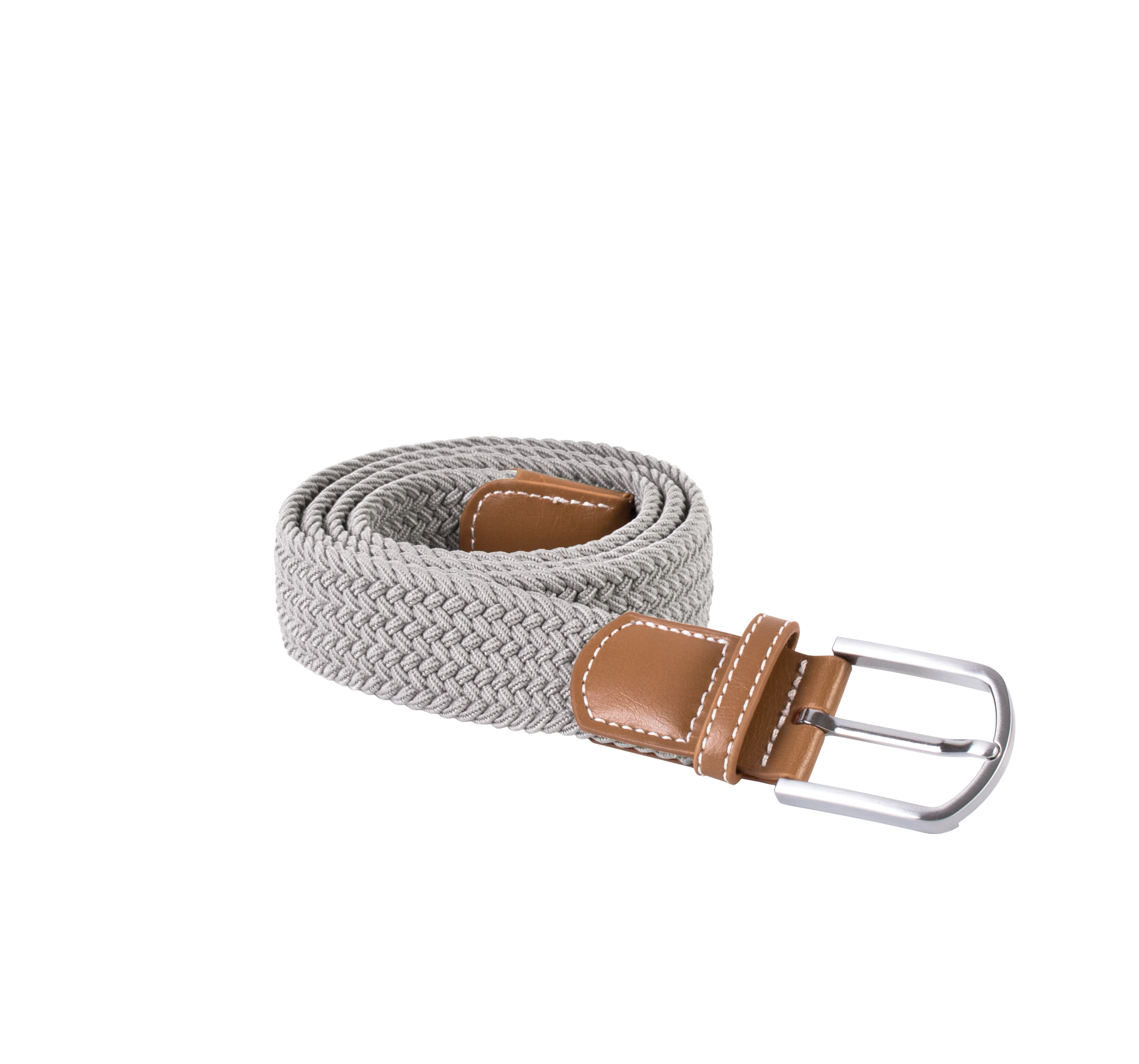 K-up Elastische gevlochten riem — Light Grey