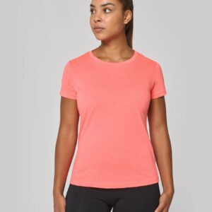 PROACT® Damessport-T-shirt triblend met ronde hals