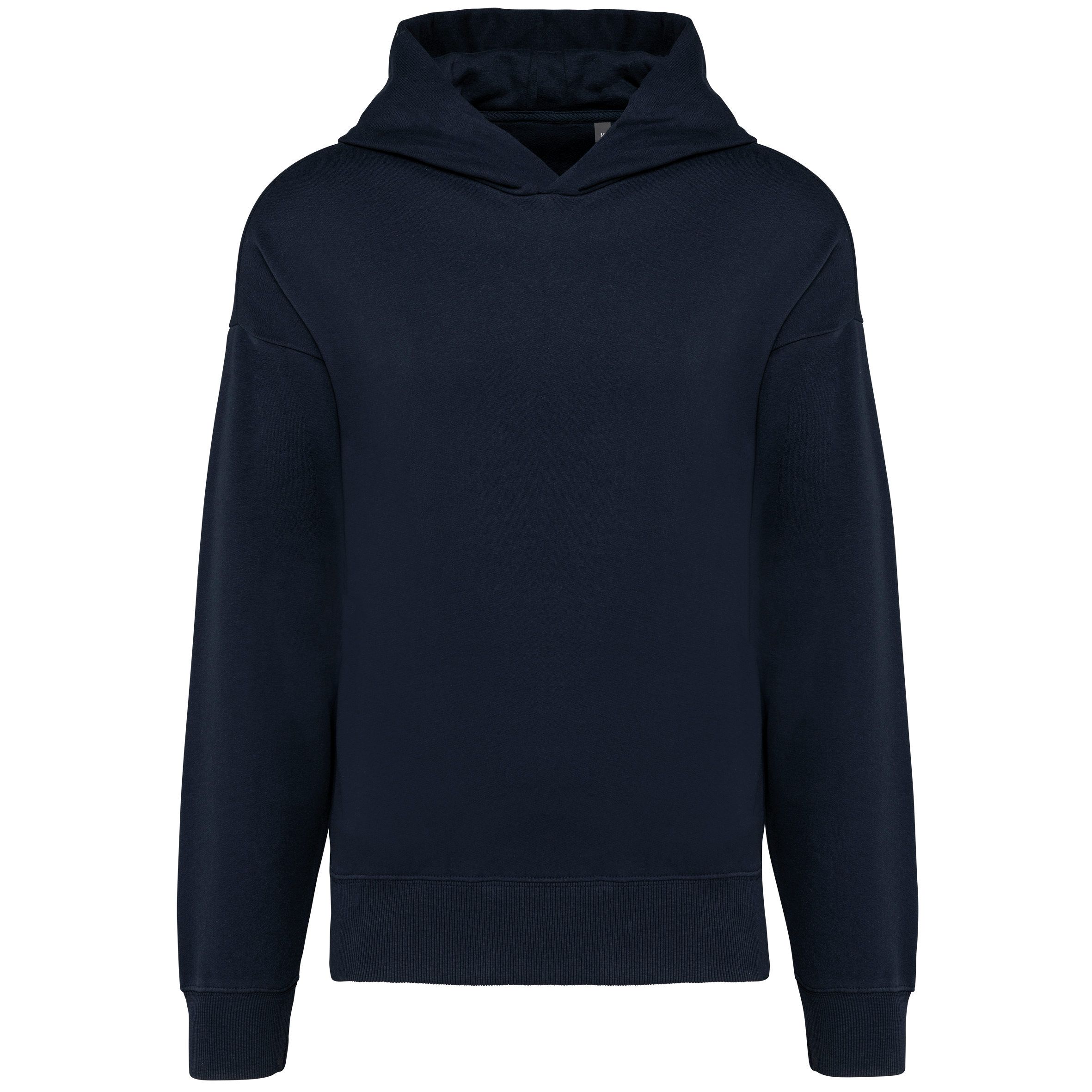 Kariban Oversized fleece sweater met capuchon — Navy