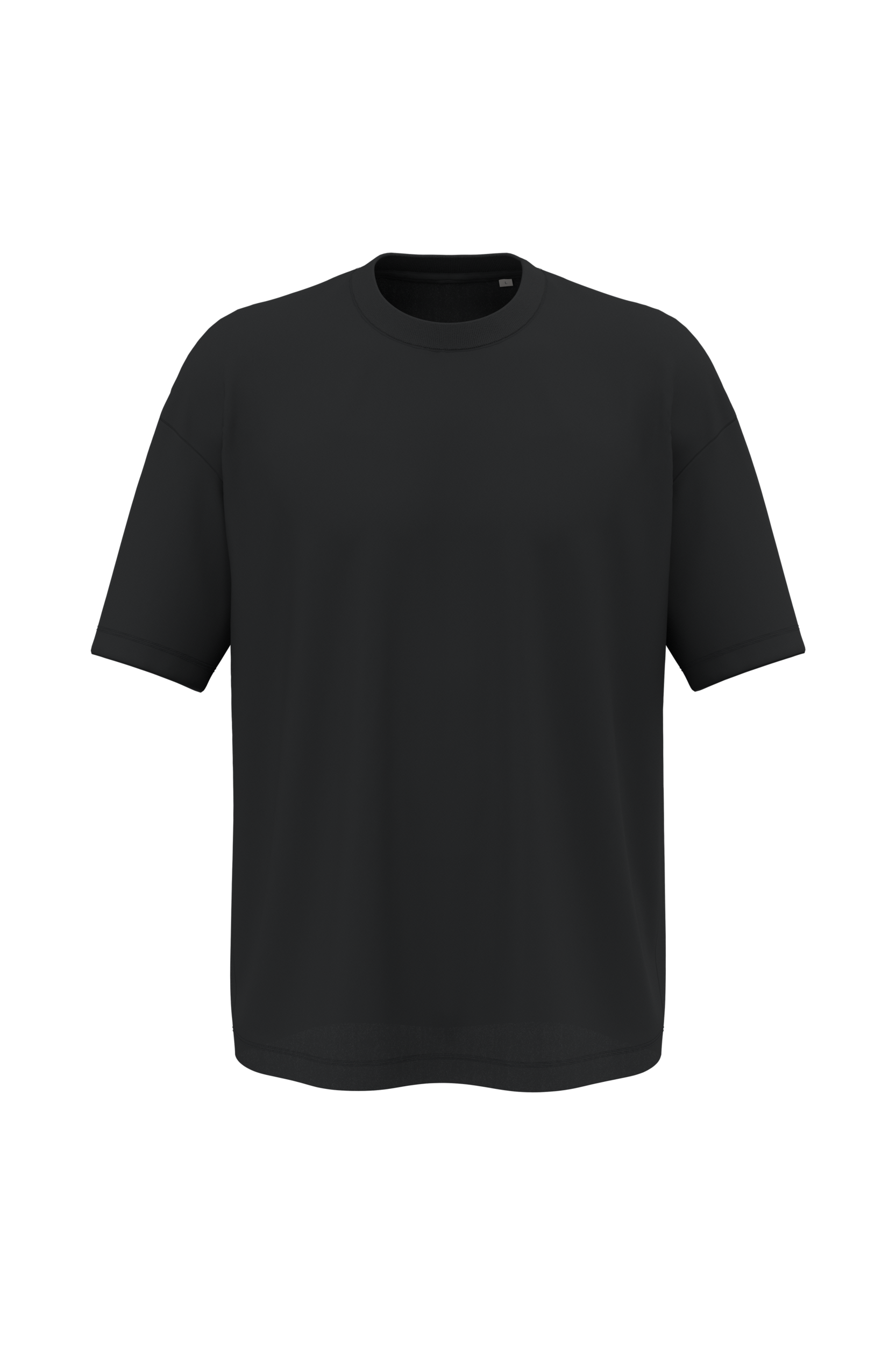 Native Spirit Ecologisch oversized heren T-shirt — Black
