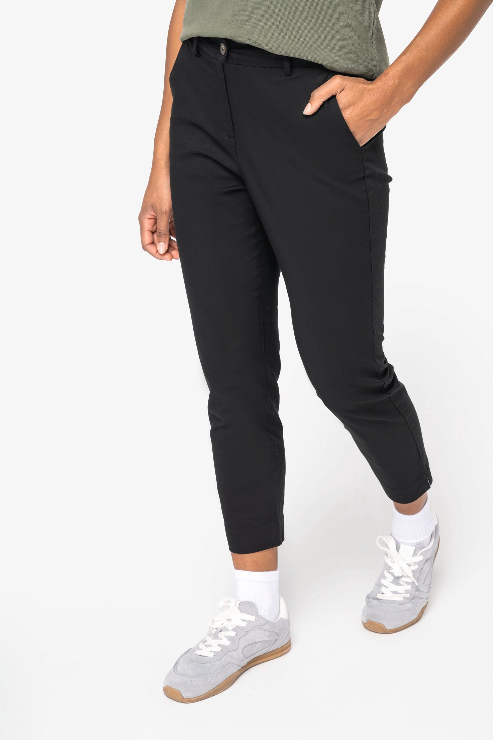 Native Spirit Ecologische enkellange chinobroek dames