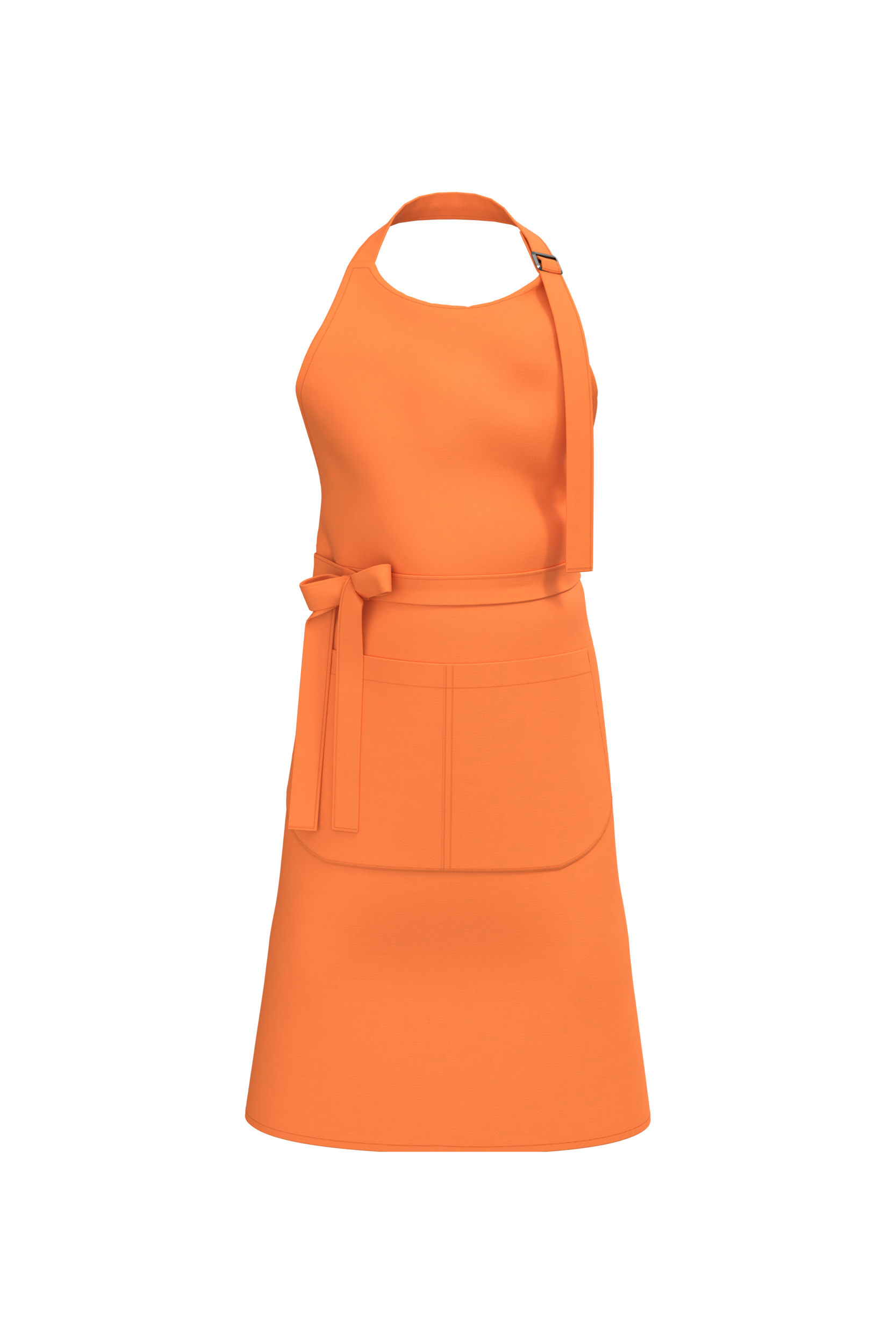 Kariban Schort met zak van biologisch katoen — Light Orange