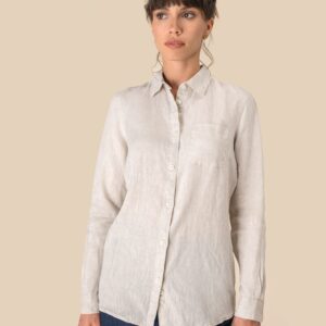 Spasso Linnen damesblouse
