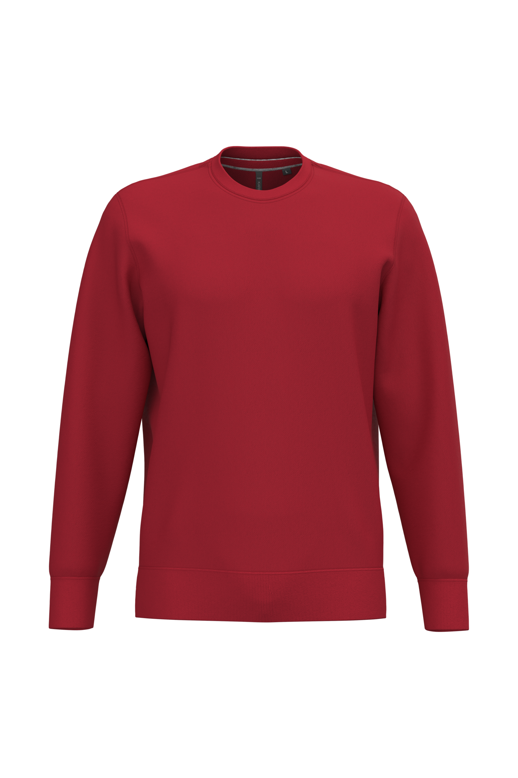 Kariban Sweater ronde hals — Red