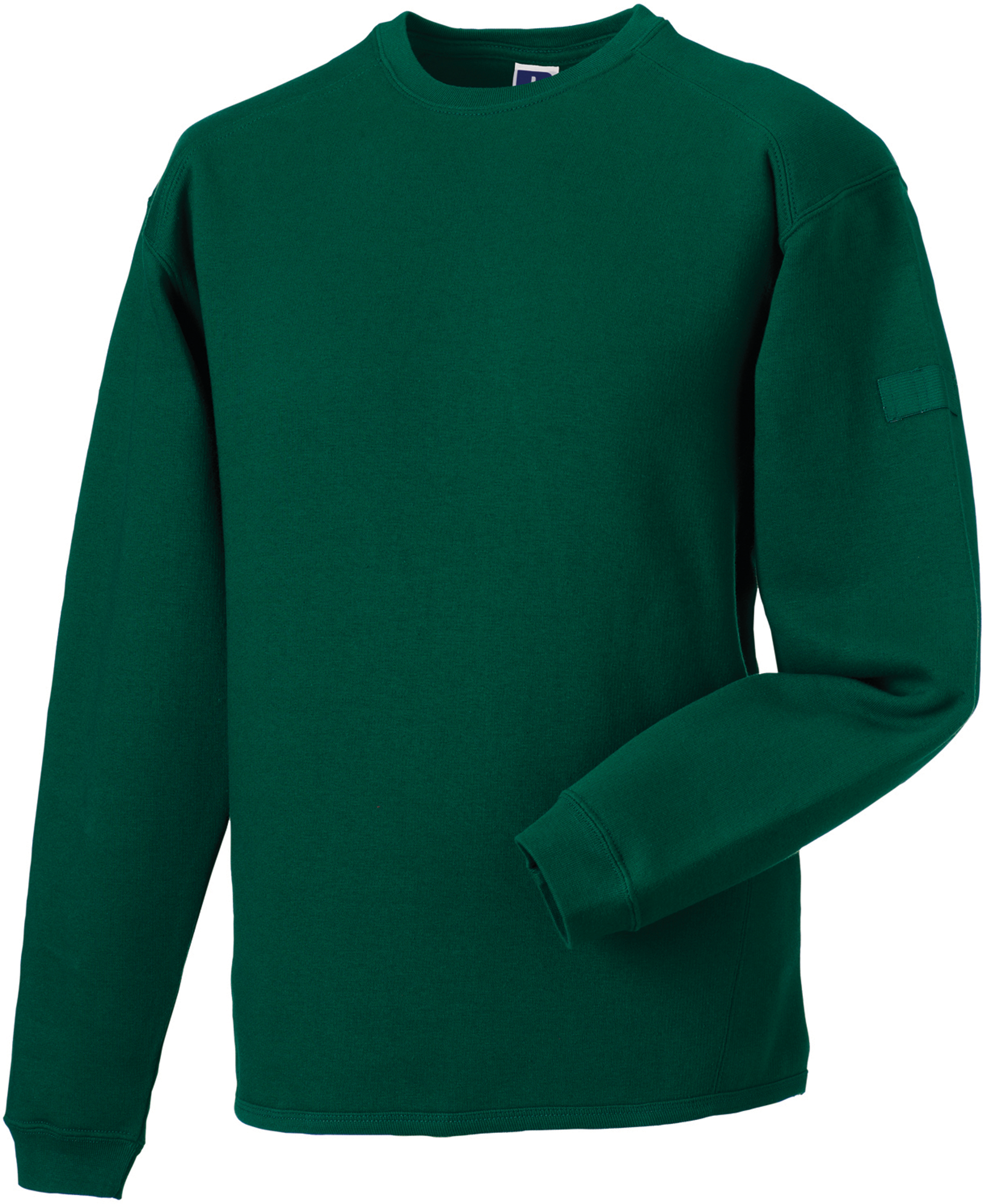 Russell Heavy Duty ronde hals sweater — Bottle Green