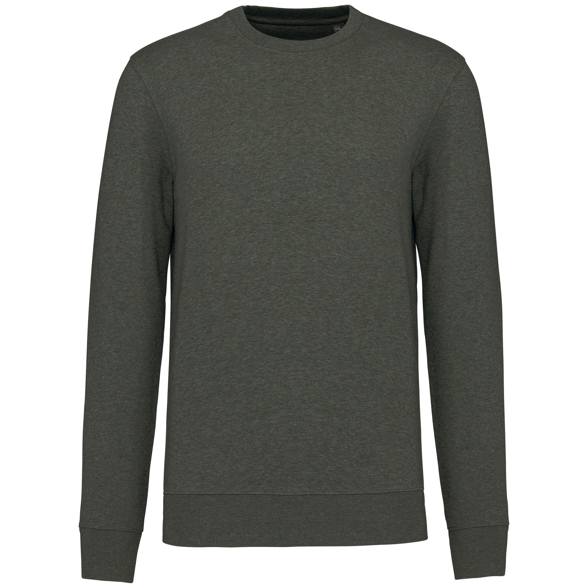 Kariban Ecologische sweater met ronde hals — Green Marble Heather
