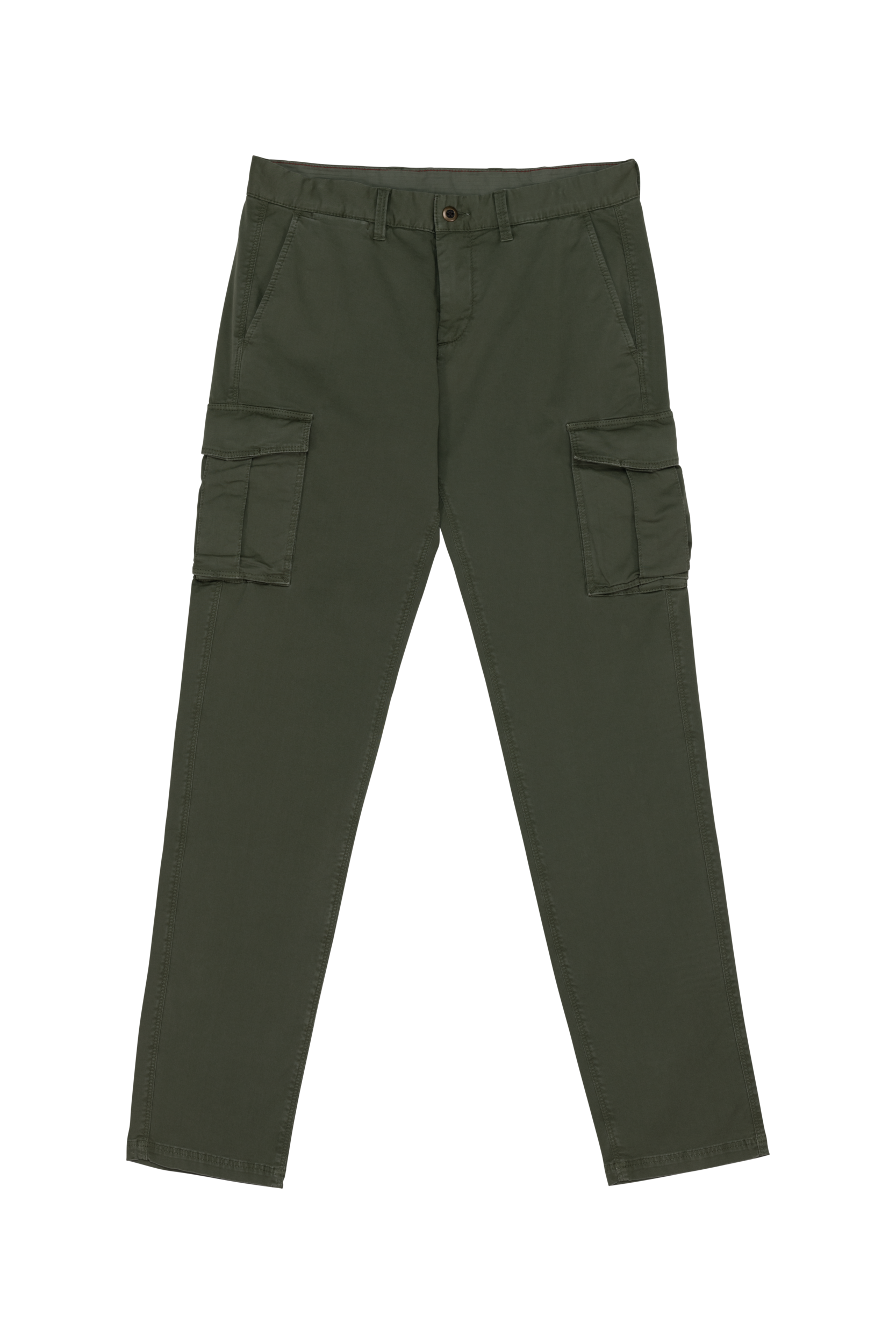 Native Spirit Ecologische verwassen cargobroek heren — Washed Organic Khaki