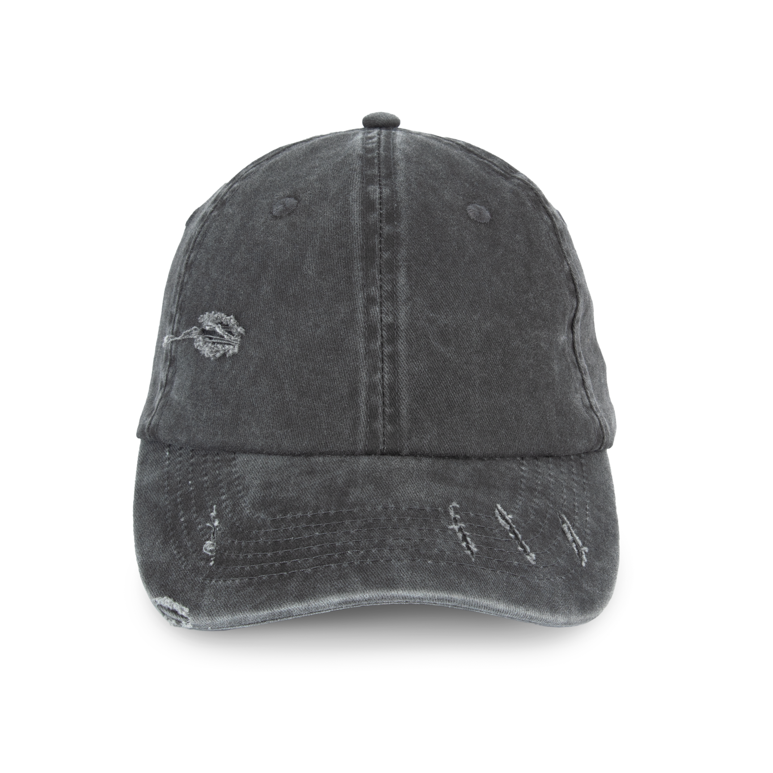 Native Spirit Ecologische uniseks pet met verwassen look — Washed black