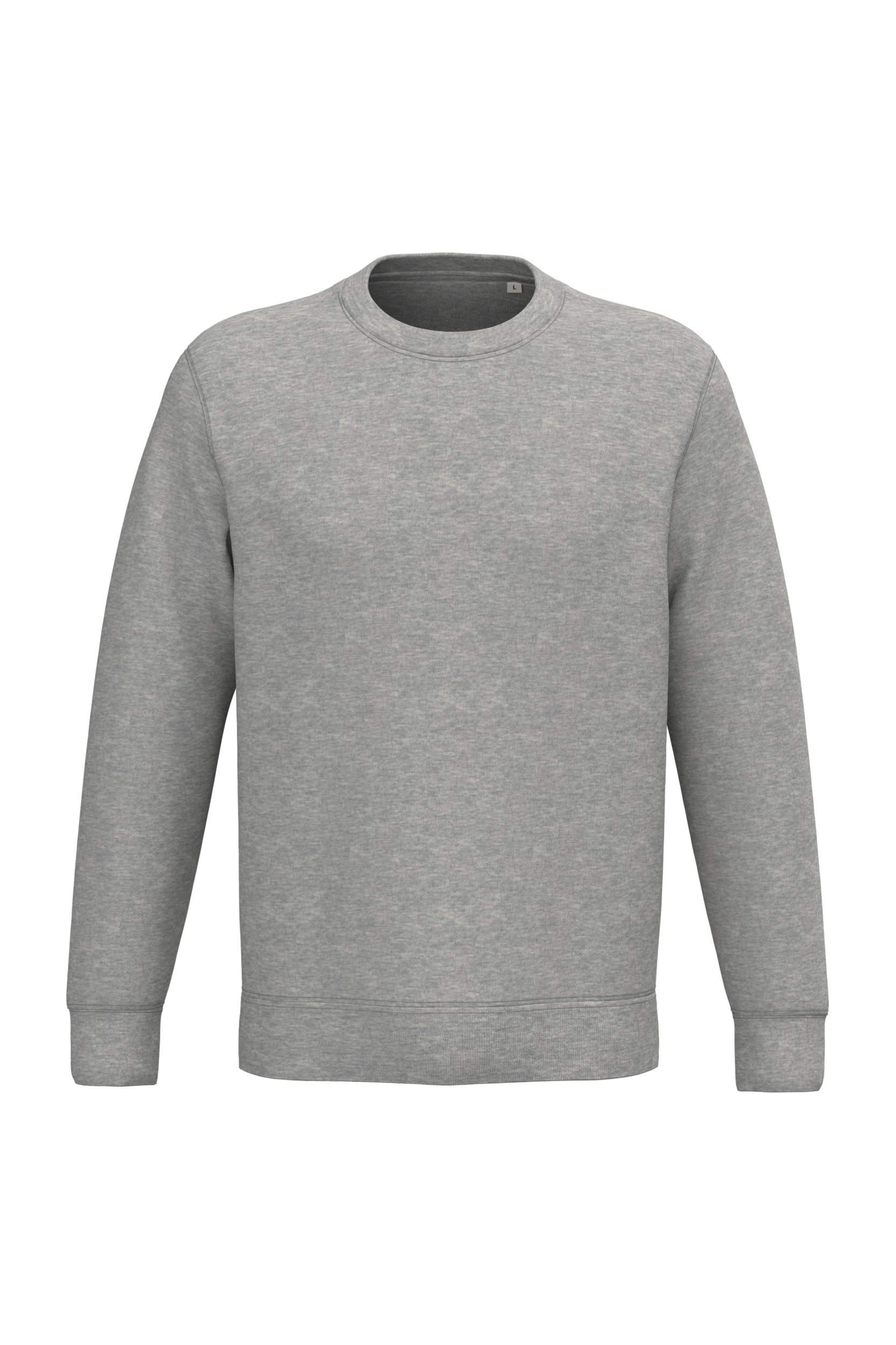 Native Spirit Ecologische uniseks sweater met ronde hals — Moon Grey Heather