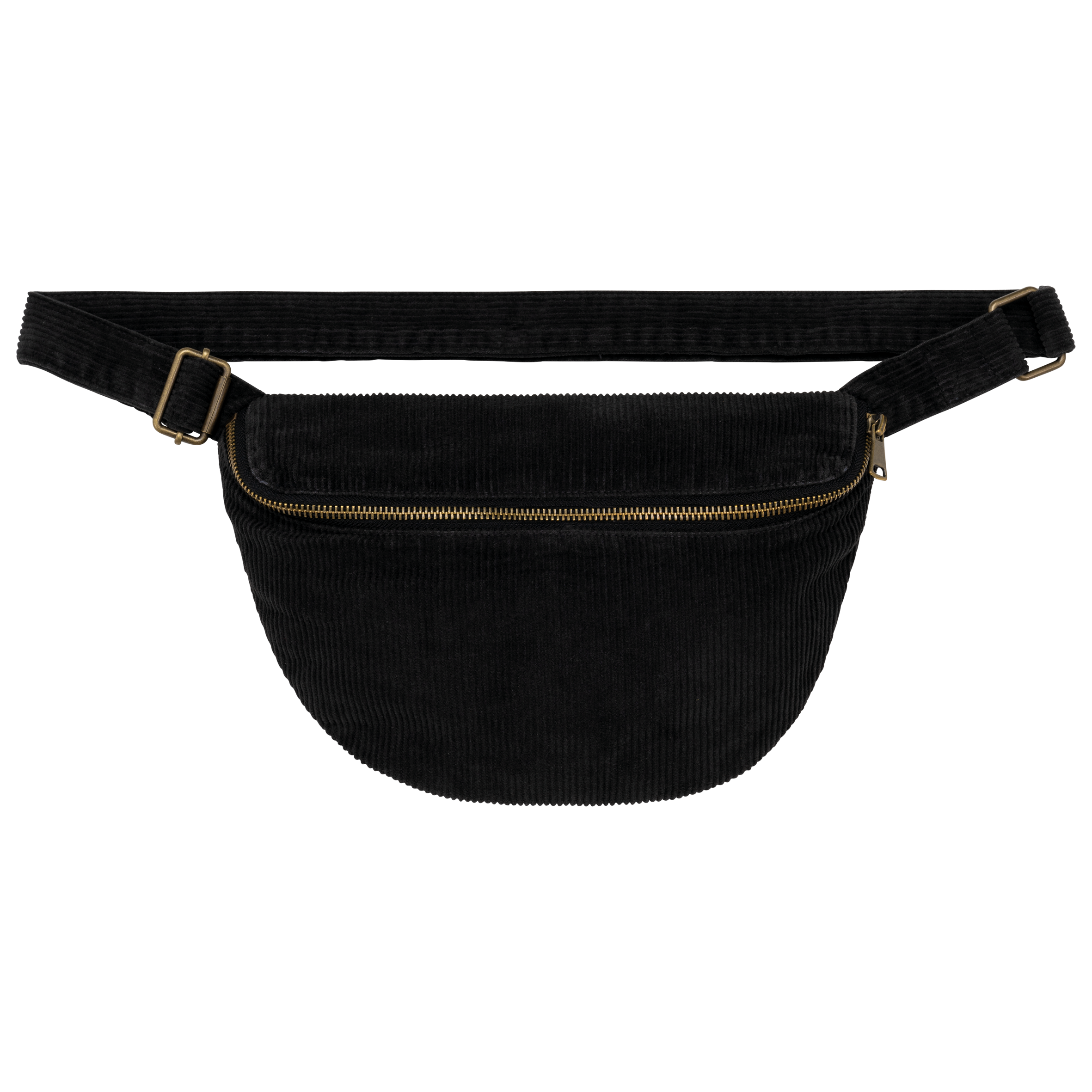 Native Spirit Ecologisch verwassen heuptasje van ribfluweel — Washed black