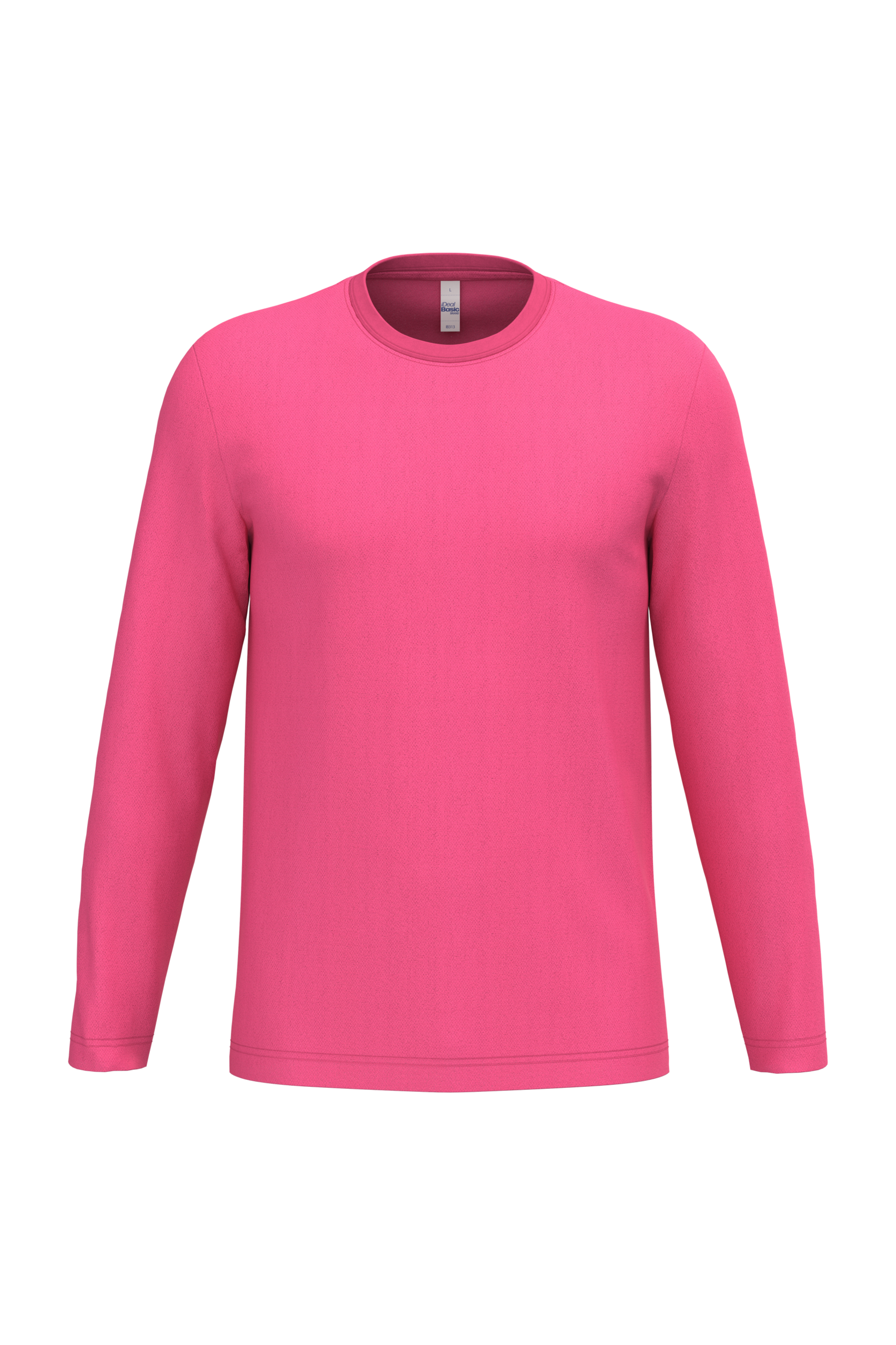 iDeal Basic Brand iDeal150 uniseks T-shirt LSL — Ideal Fuchsia