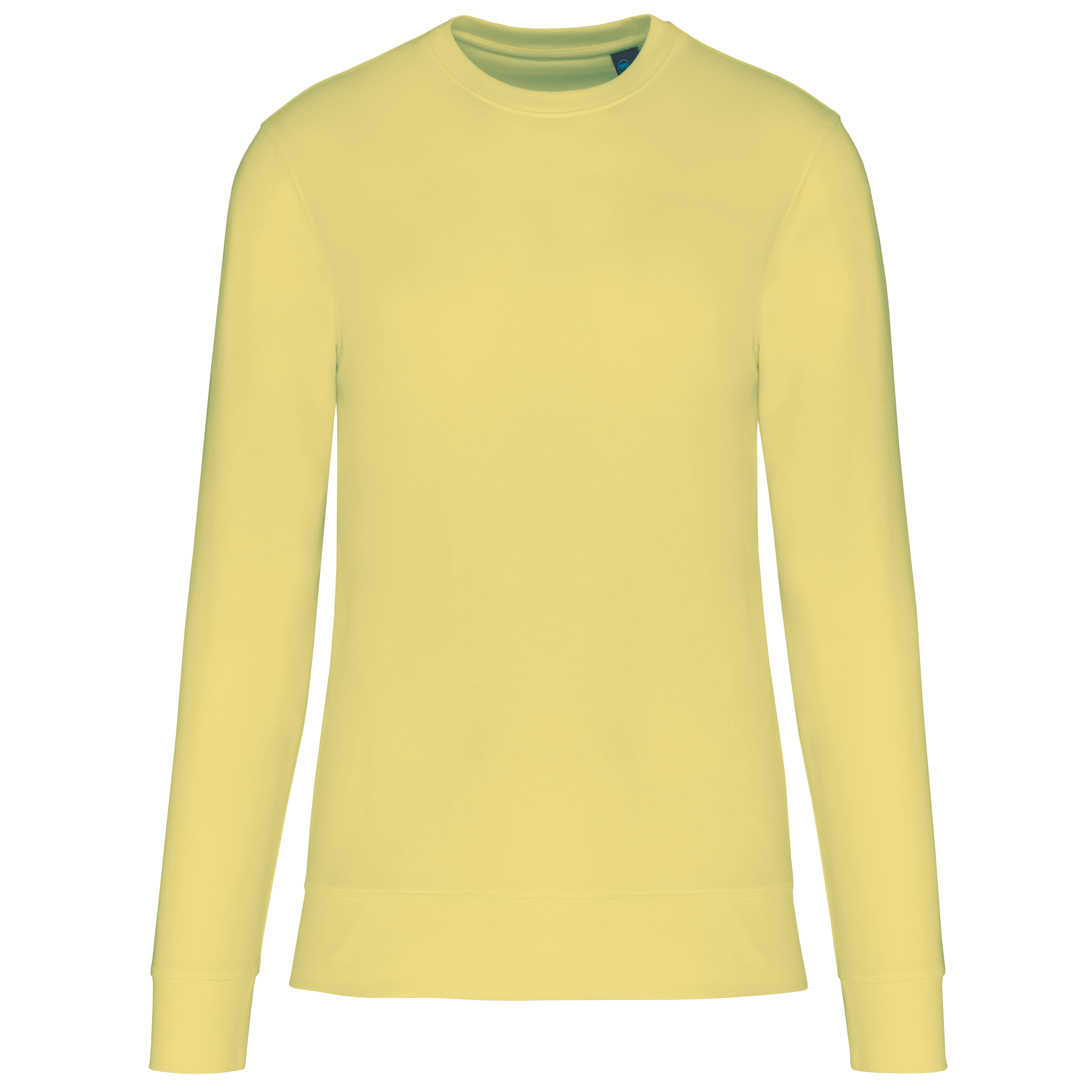 Kariban Ecologische sweater met ronde hals — Lemon Yellow
