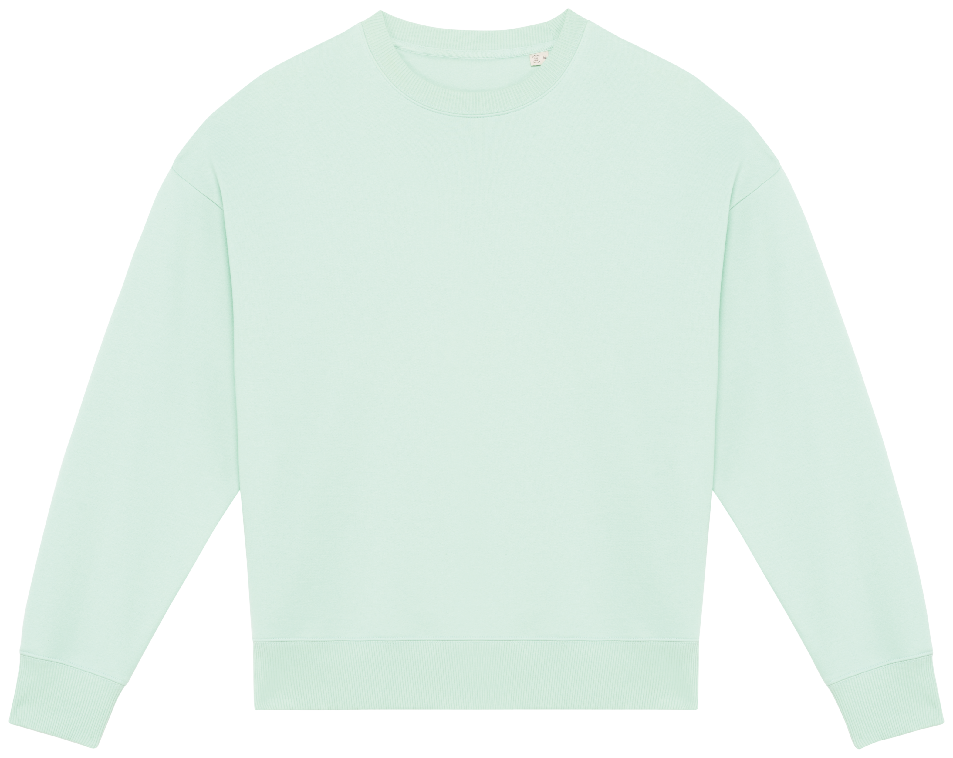 Native Spirit Ecologische oversized uniseks sweater met ronde hals — Brook Green
