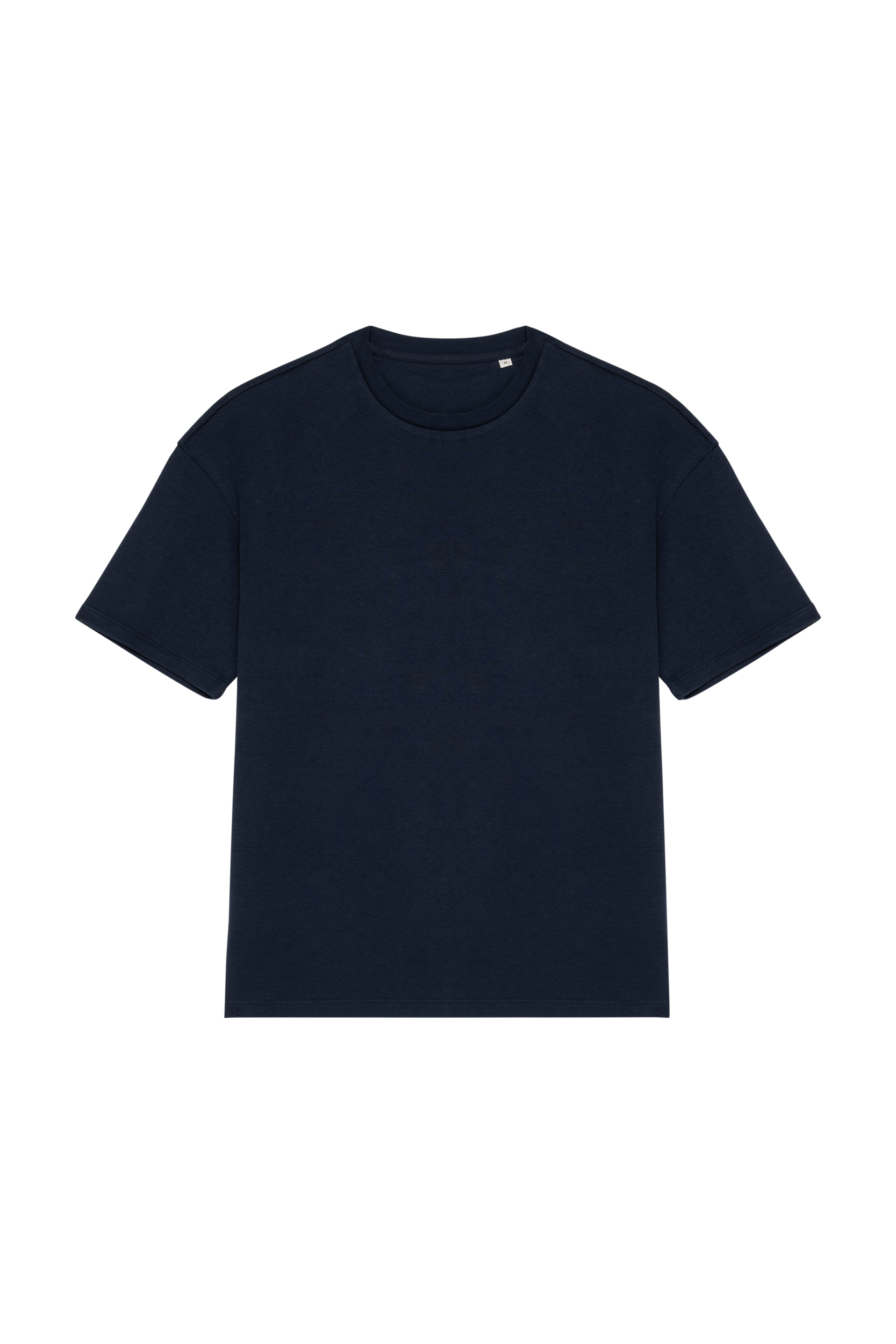 Native Spirit Ecologisch oversized uniseks T-shirt French Terry — Navy Blue