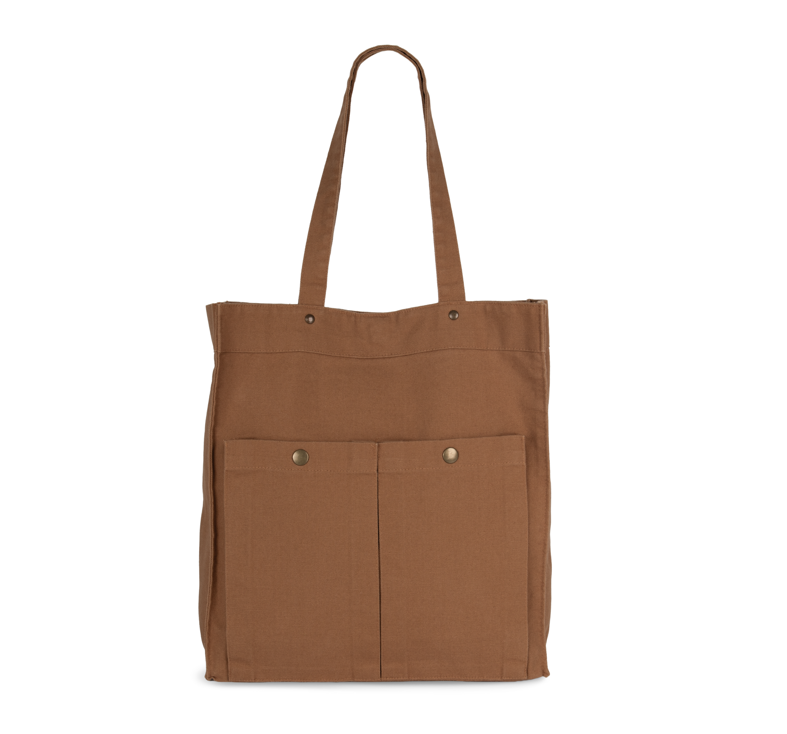 Kimood Tas met dubbel voorvak — Washed Cinnamon