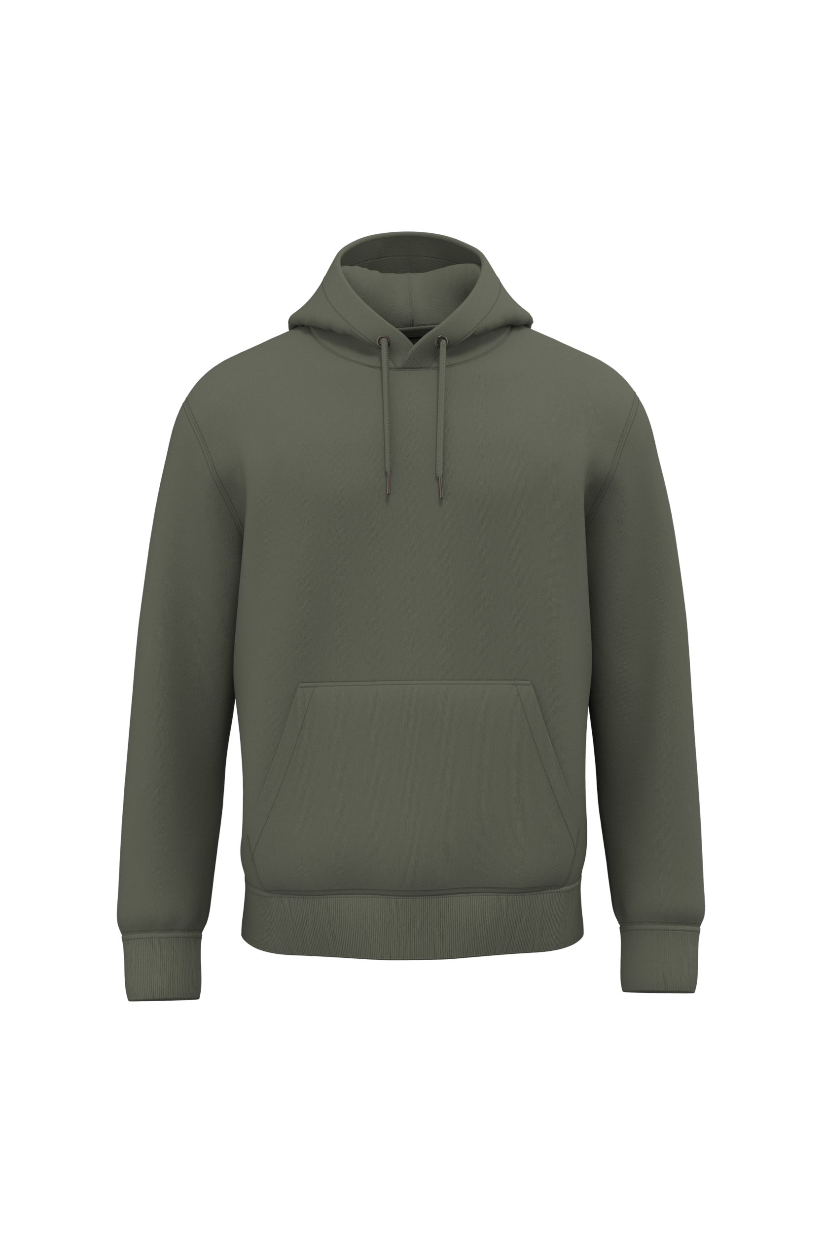 Native Spirit Ecologische uniseks sweater met capuchon — Organic Khaki
