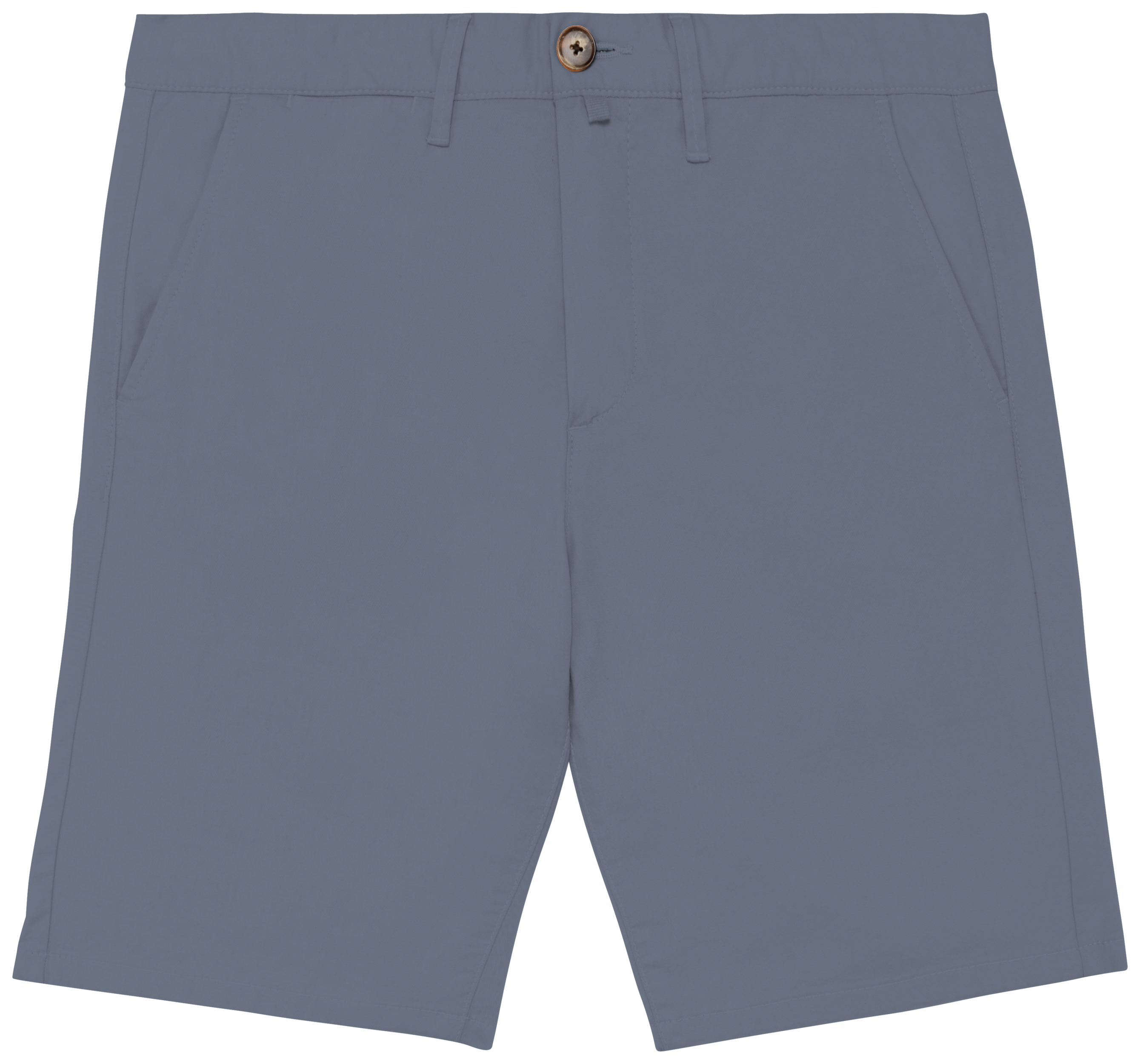 Native Spirit Ecologische chinobermuda heren — Mineral Grey