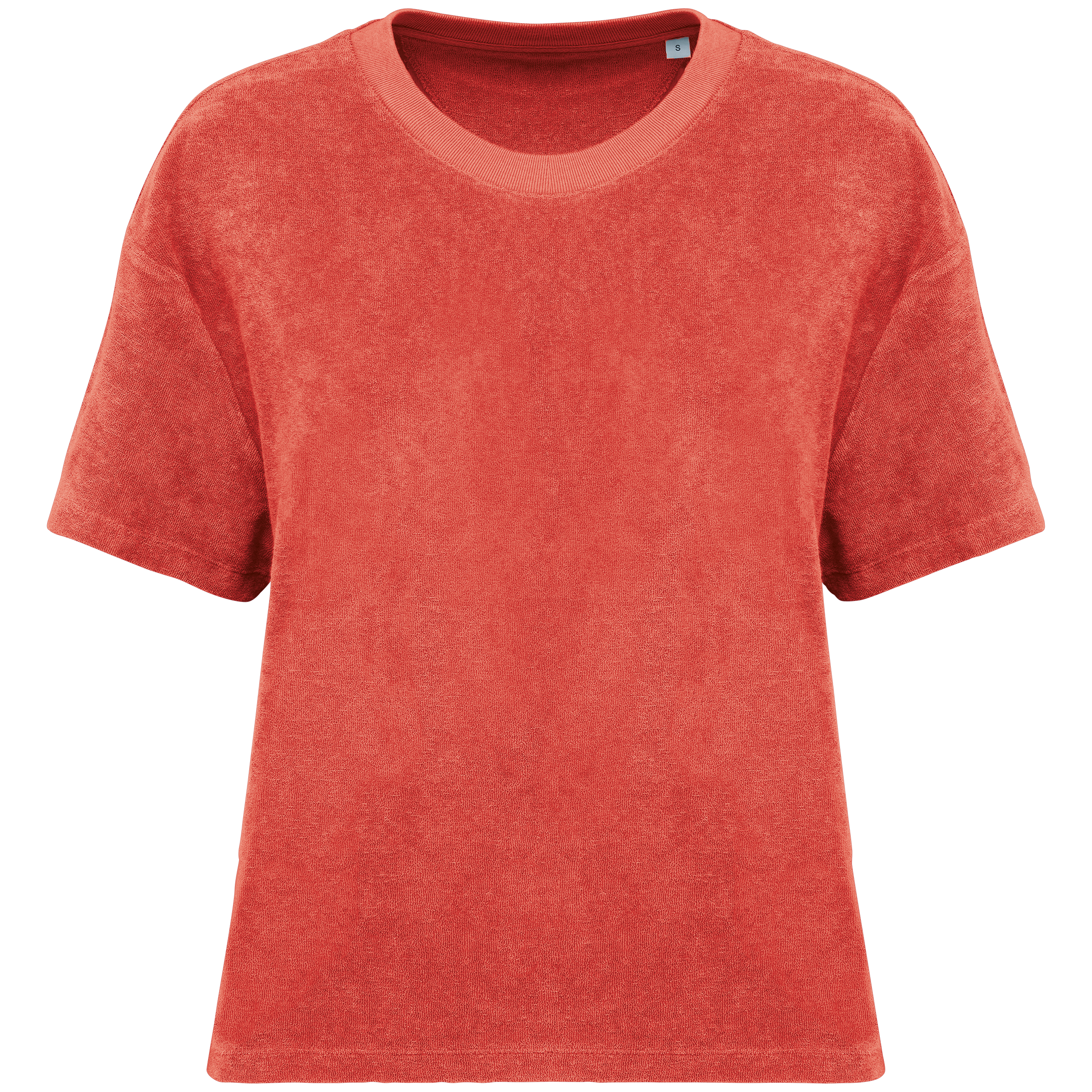 Native Spirit Ecologisch badstof dames T-shirt — Paprika