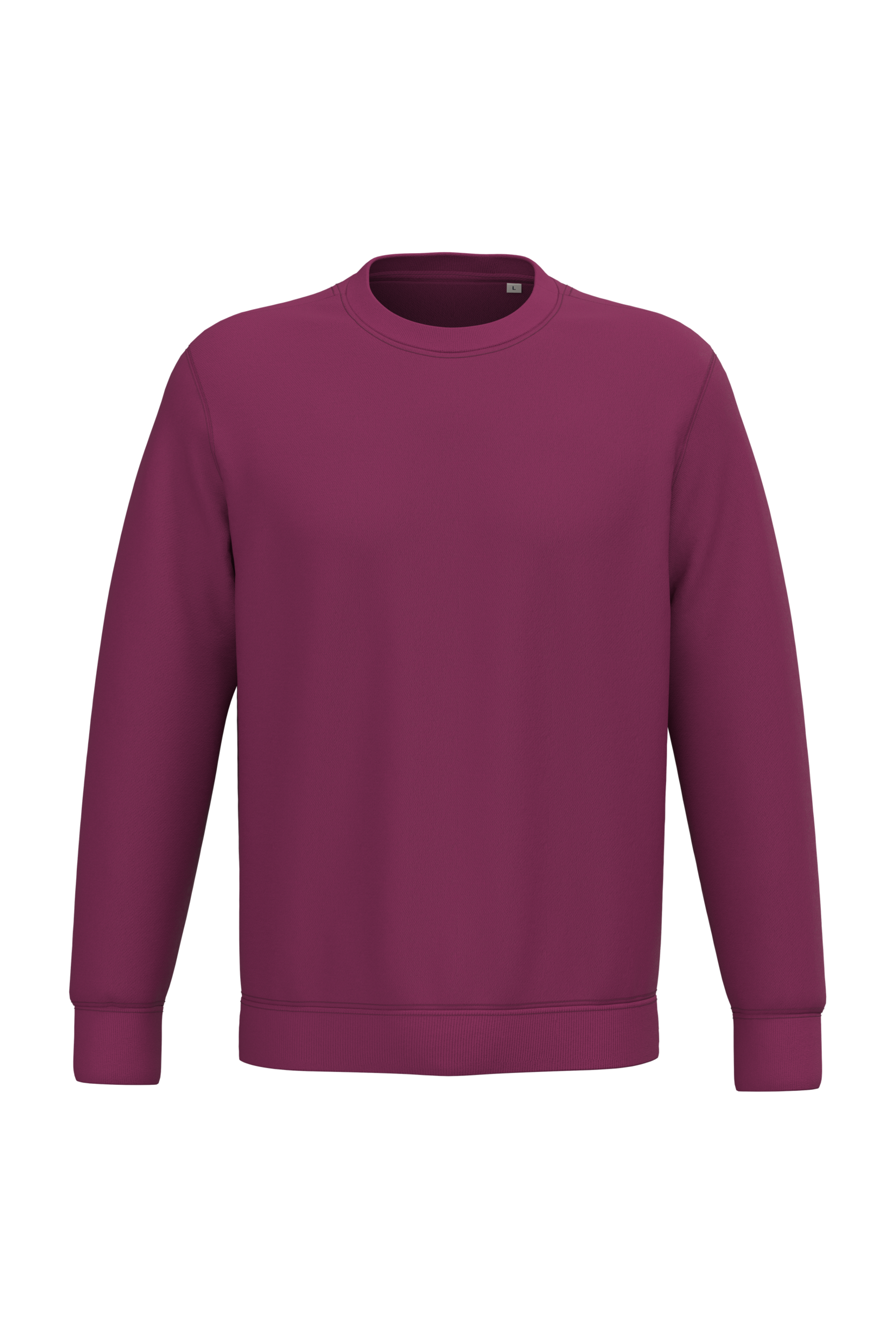Native Spirit Ecologische uniseks sweater met ronde hals — Cherry Purple