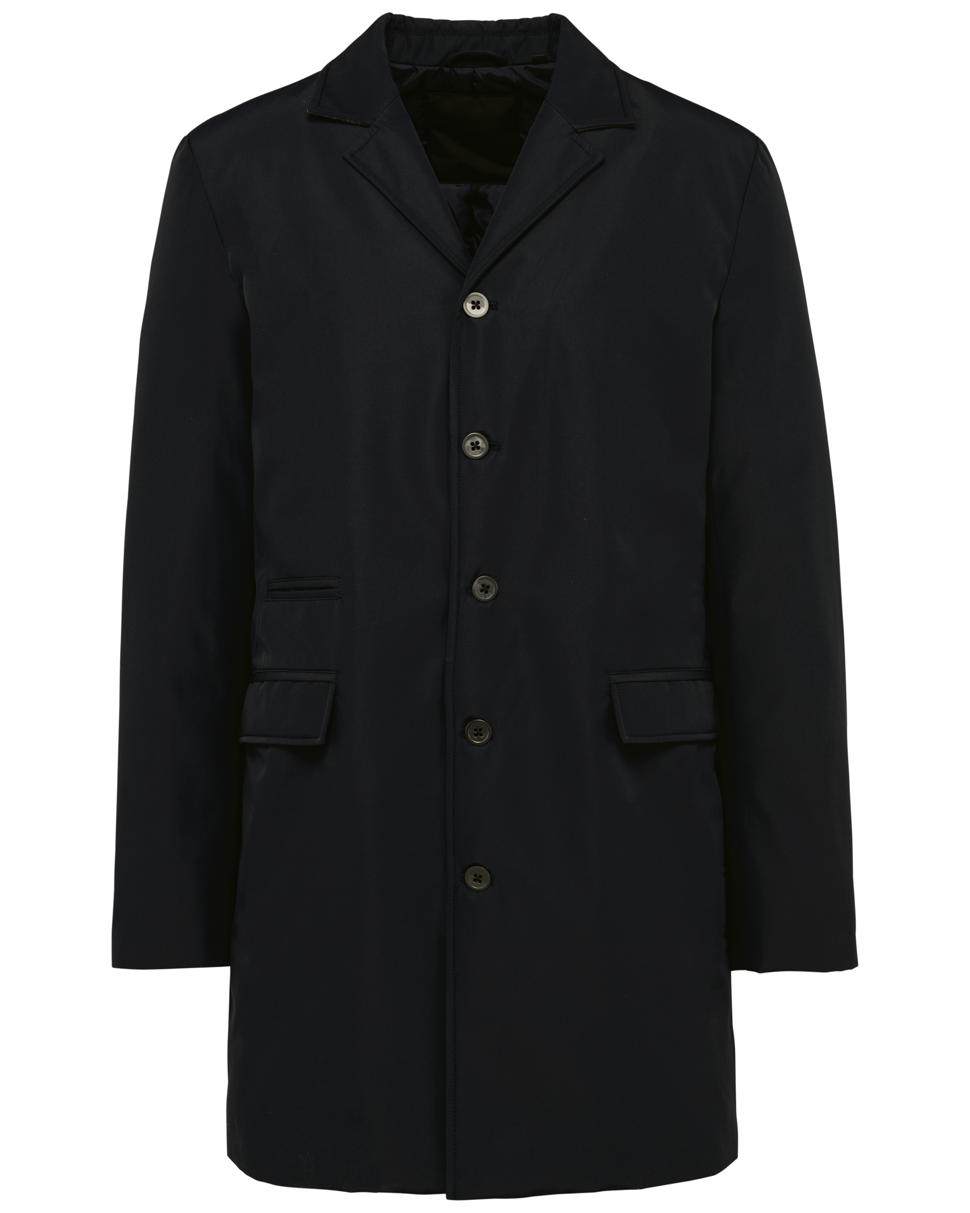 Kariban Premium Gestructureerde trenchcoat voor heren — Black
