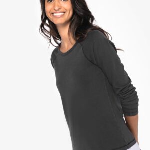 Native Spirit Ecologisch dames T-shirt met lange raglanmouwen