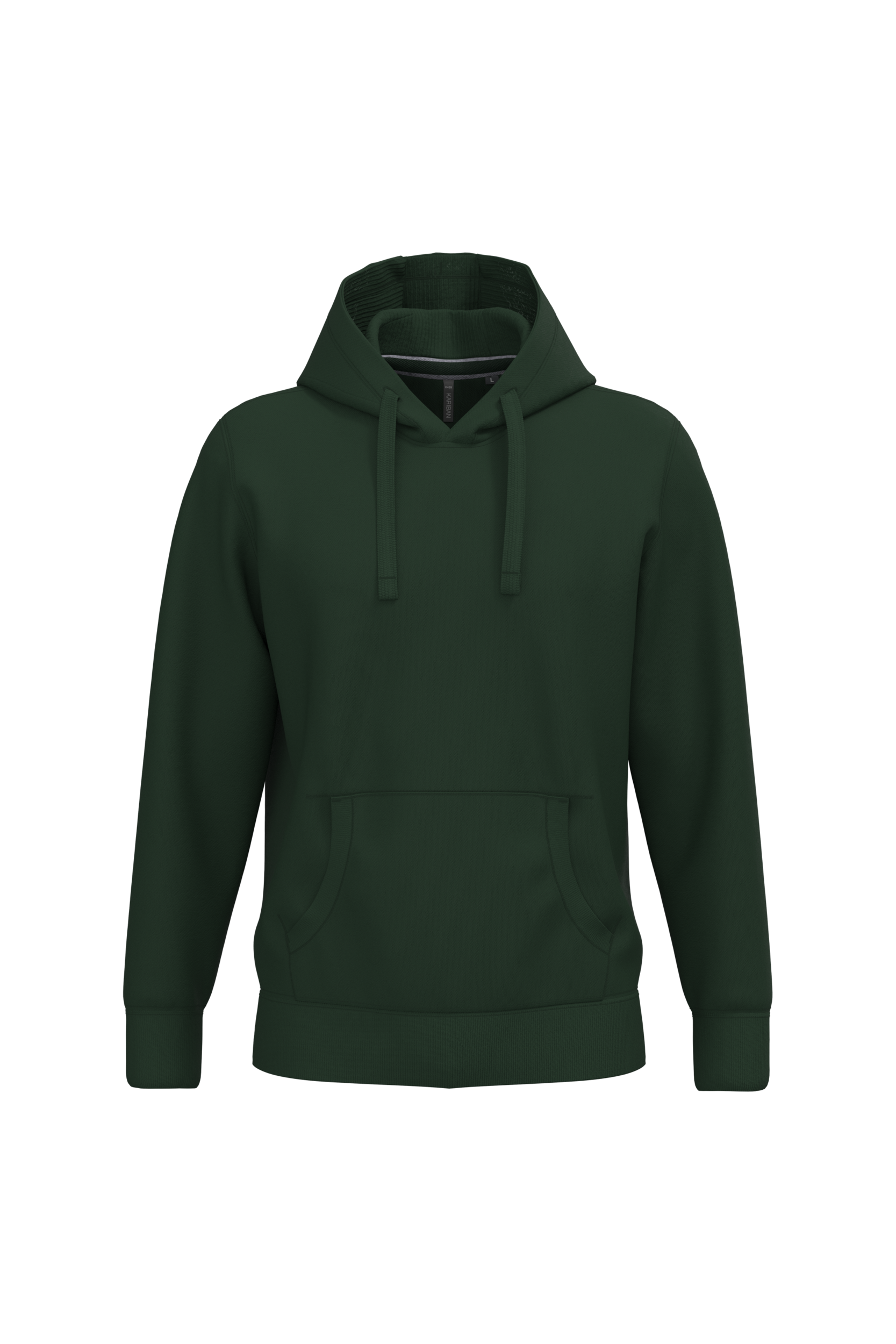 Kariban Sweater met capuchon — Forest Green