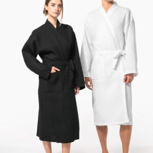 Kariban Kimono Badjas Honinggraatstructuur
