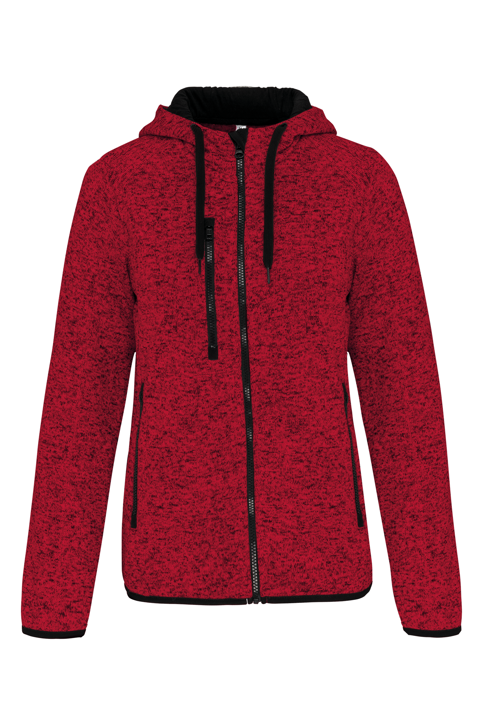 PROACT® Heather damesvest met capuchon — Red Melange