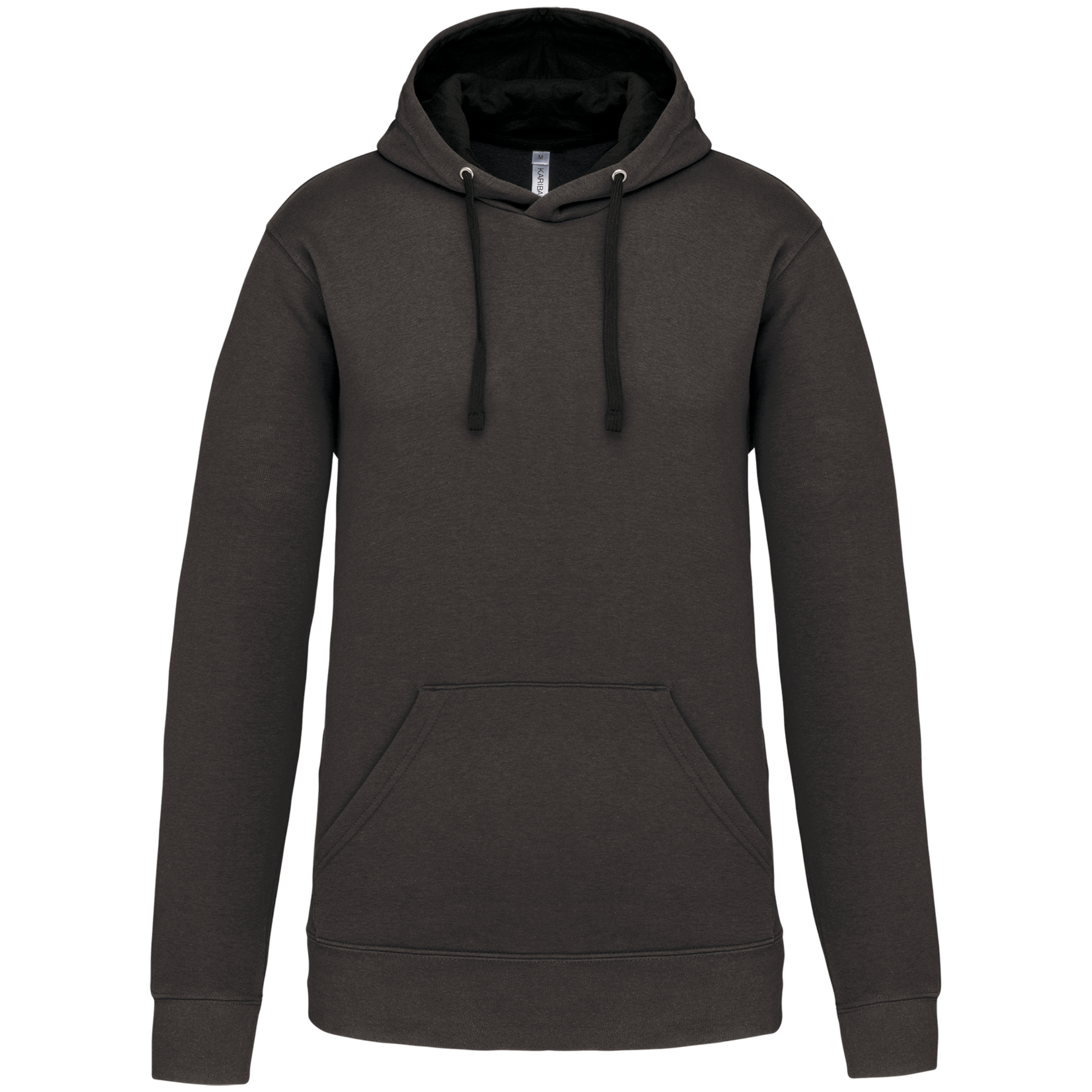 Kariban Sweater met contrasterende capuchon — Dark Grey / Black