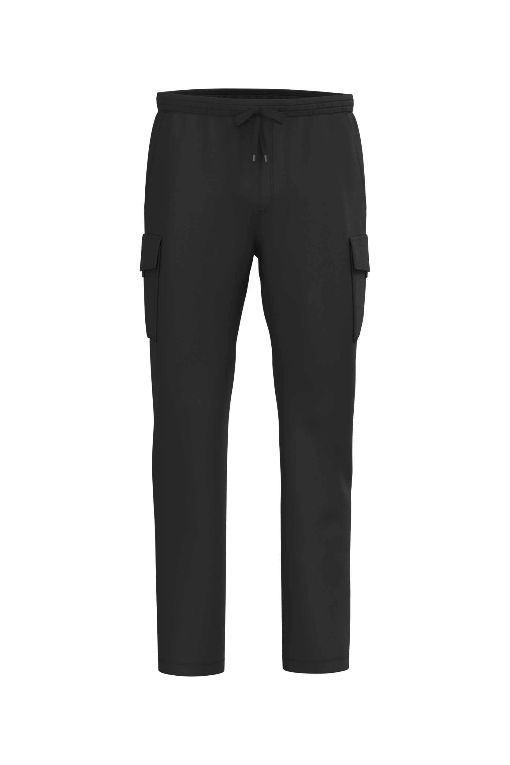 Native Spirit Ecologische verwassen heren cargobroek in French Terry — Washed black