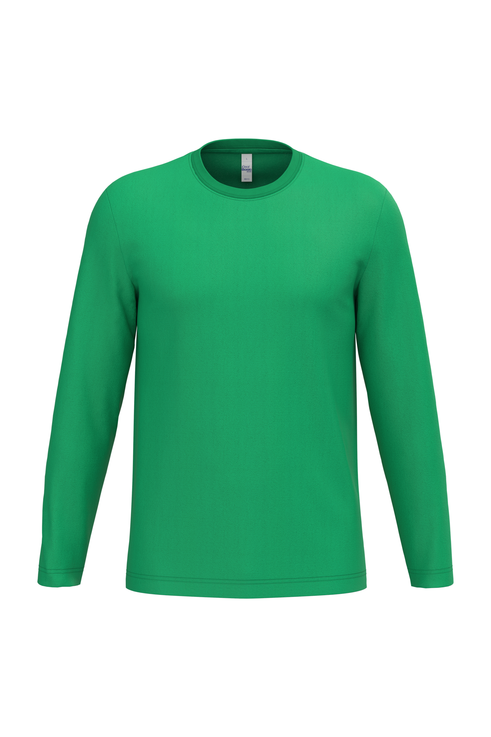 iDeal Basic Brand iDeal150 uniseks T-shirt LSL — Ideal Kelly Green