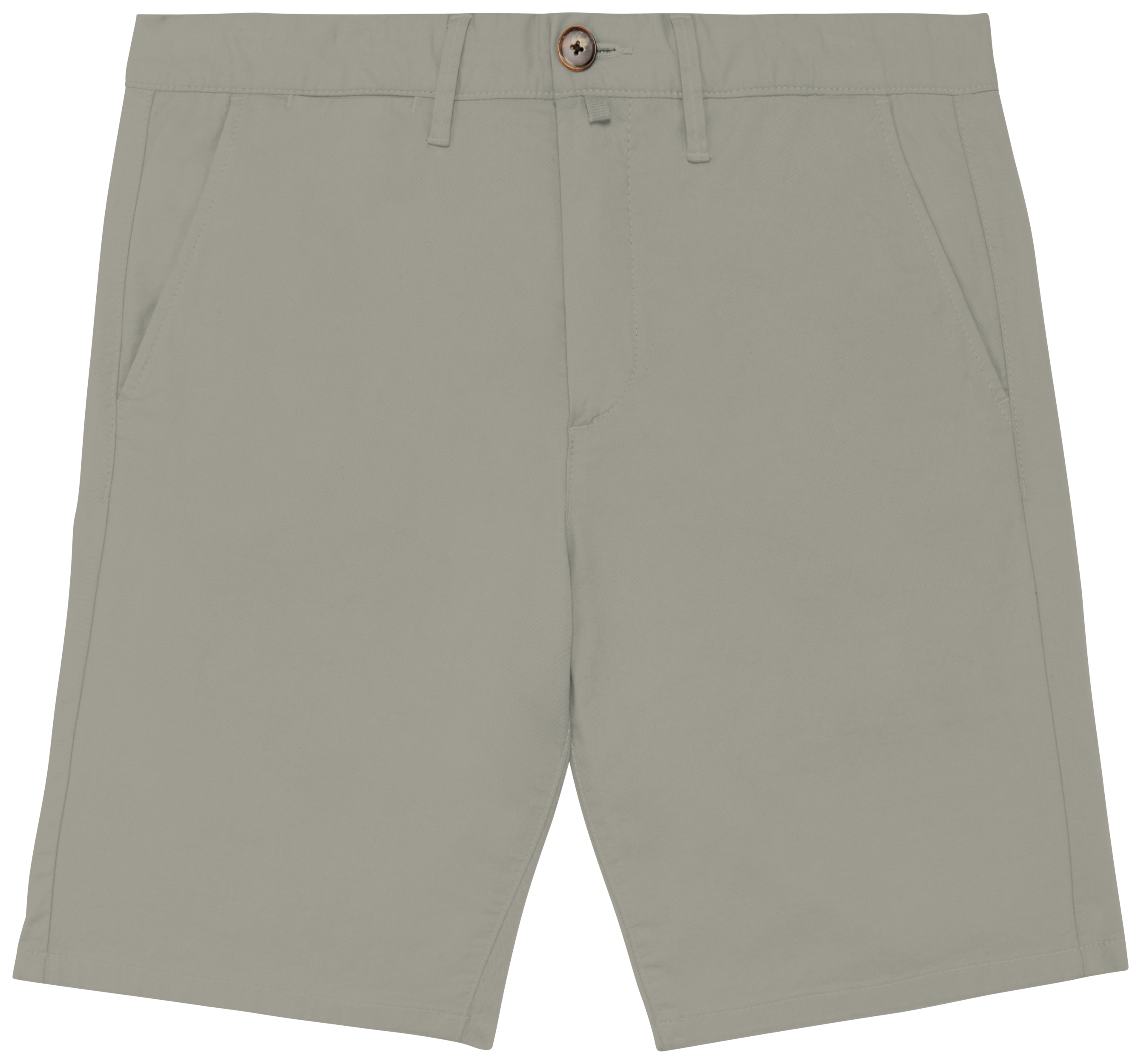 Native Spirit Ecologische chinobermuda heren — Almond Green