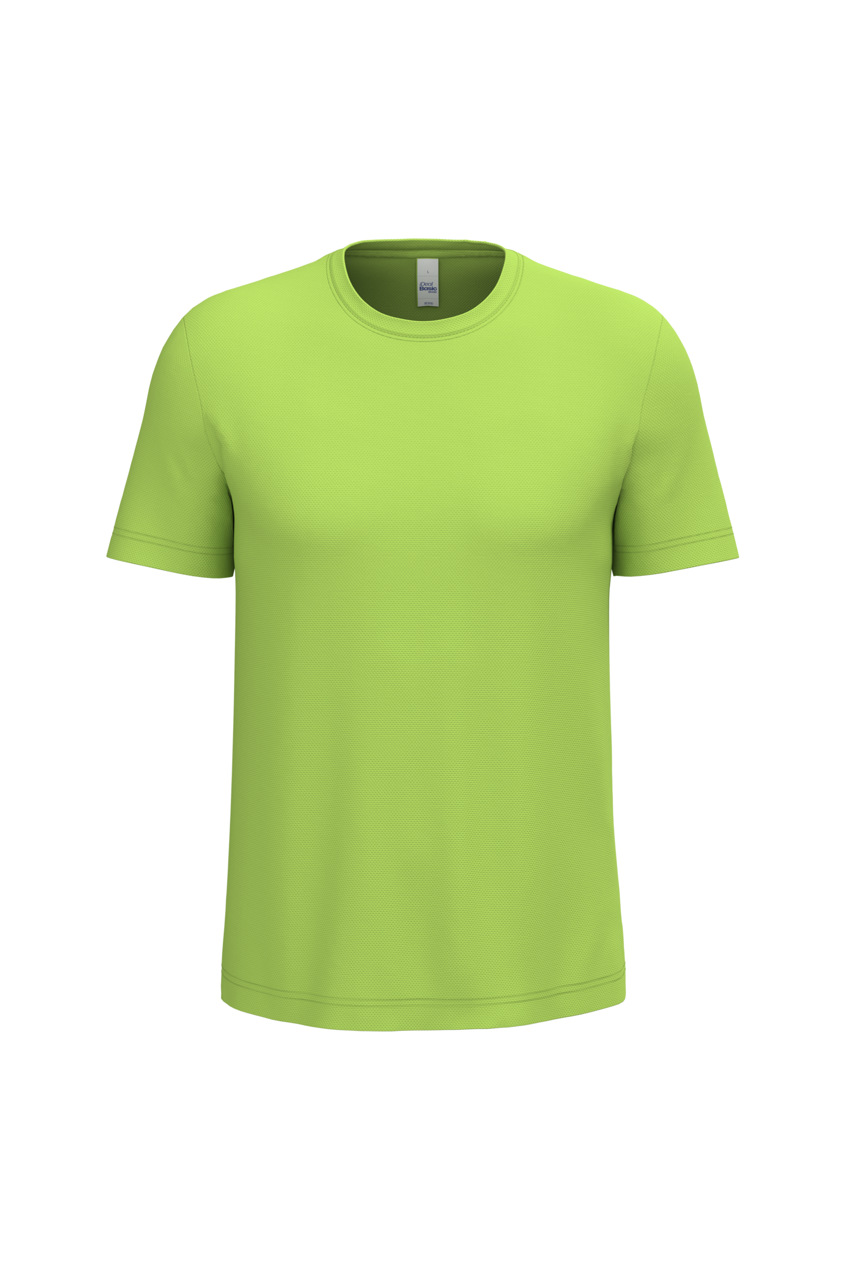 iDeal Basic Brand Mercury heren sport T-shirt — Ideal Lime