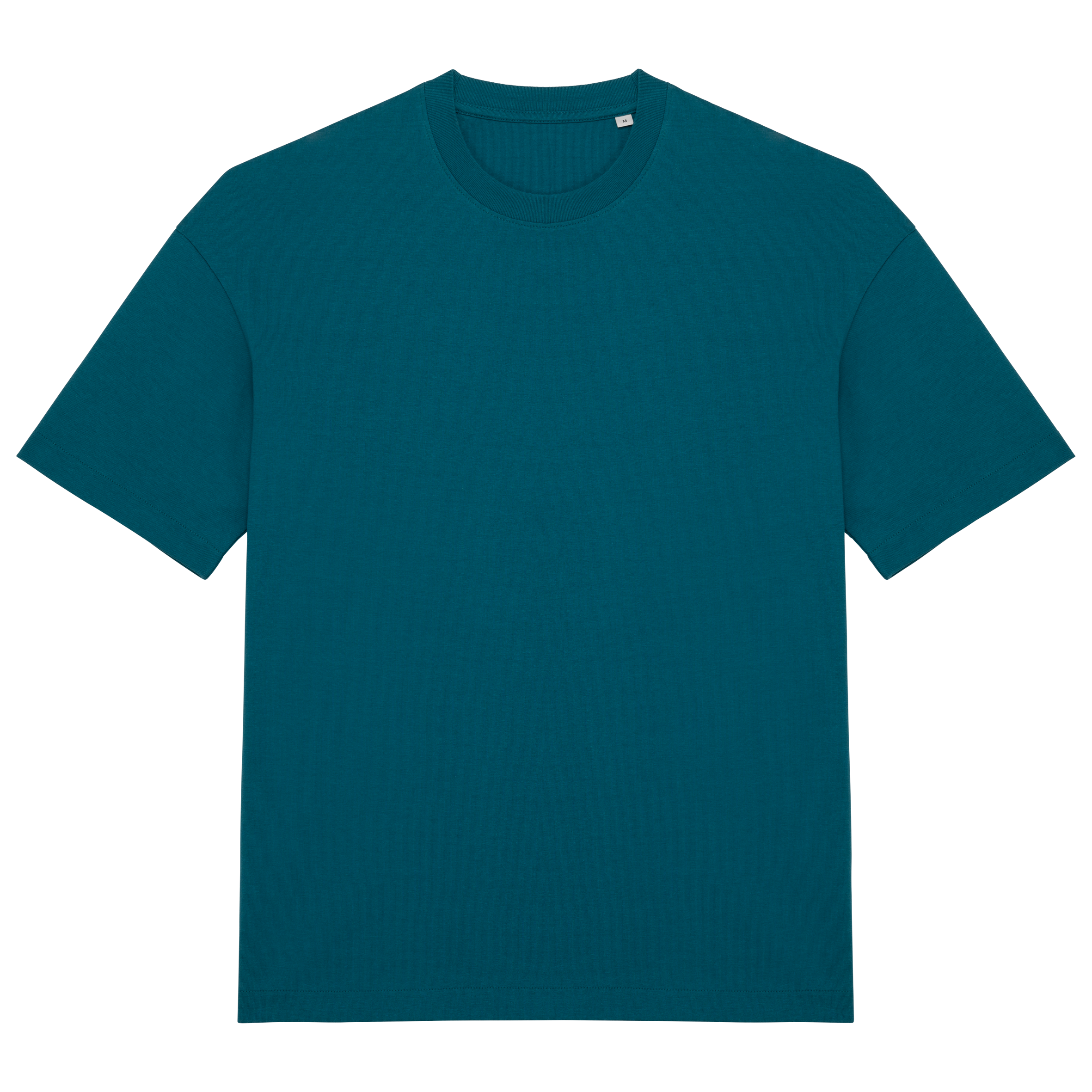 Native Spirit Ecologisch oversized heren-T-shirt — Peacock Green