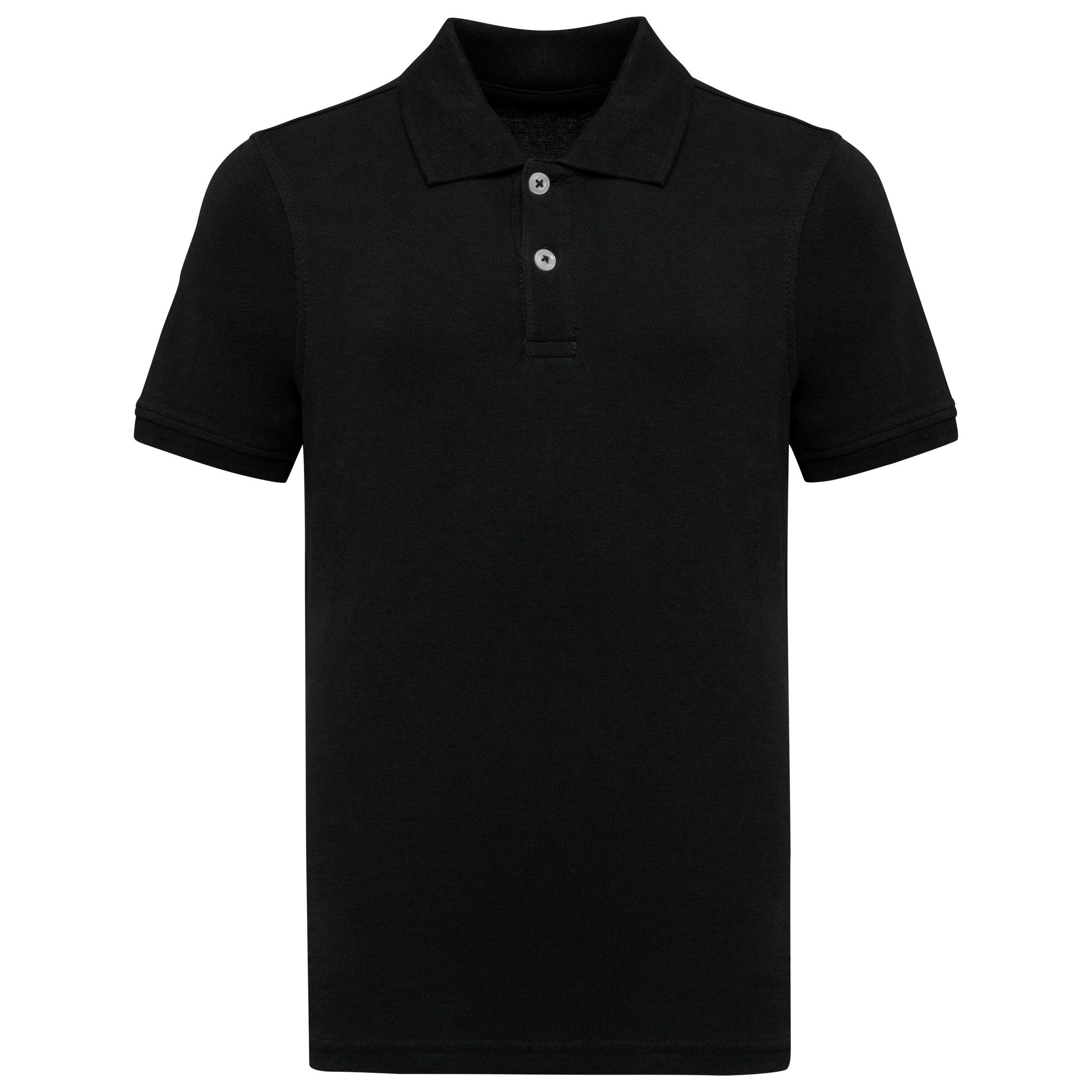 Kariban Bio180 piqué kinderpolo — Black