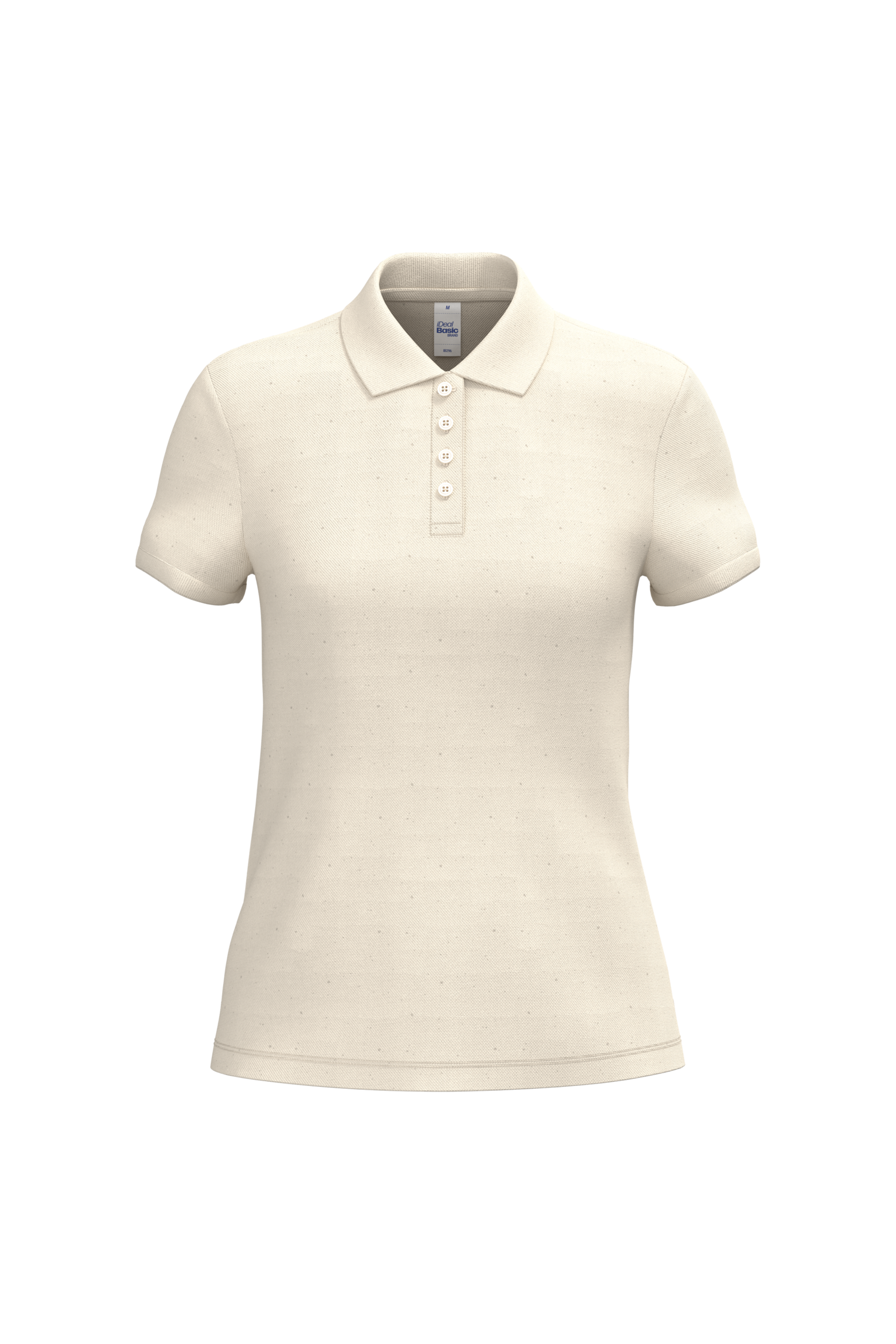 iDeal Basic Brand Dames piquépolo — Ideal Raw Natural
